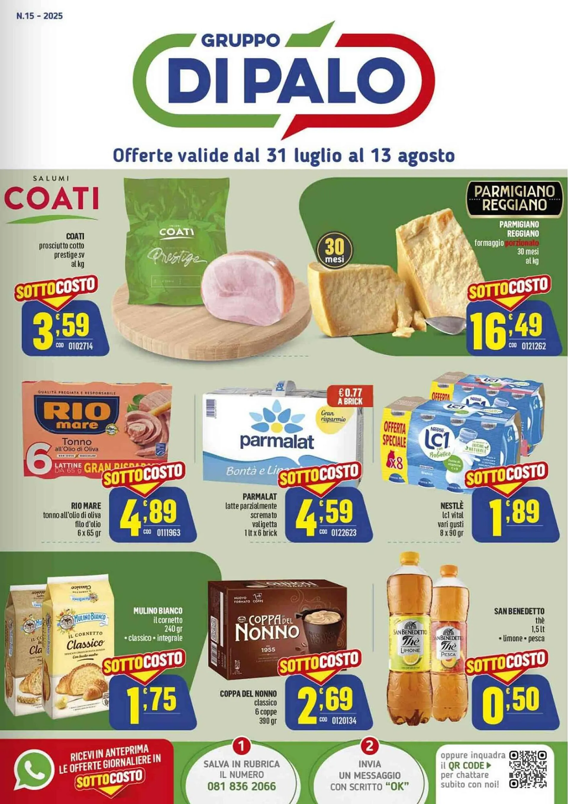 Volantino Gruppo di Palo da 31 luglio a 13 agosto di 2025 - Pagina del volantino 1