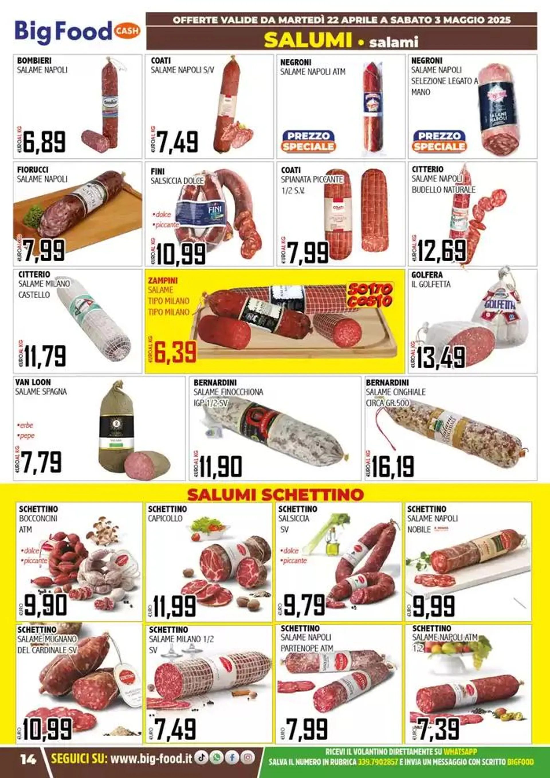 Mega Offerte  da 22 aprile a 3 maggio di 2025 - Pagina del volantino 14