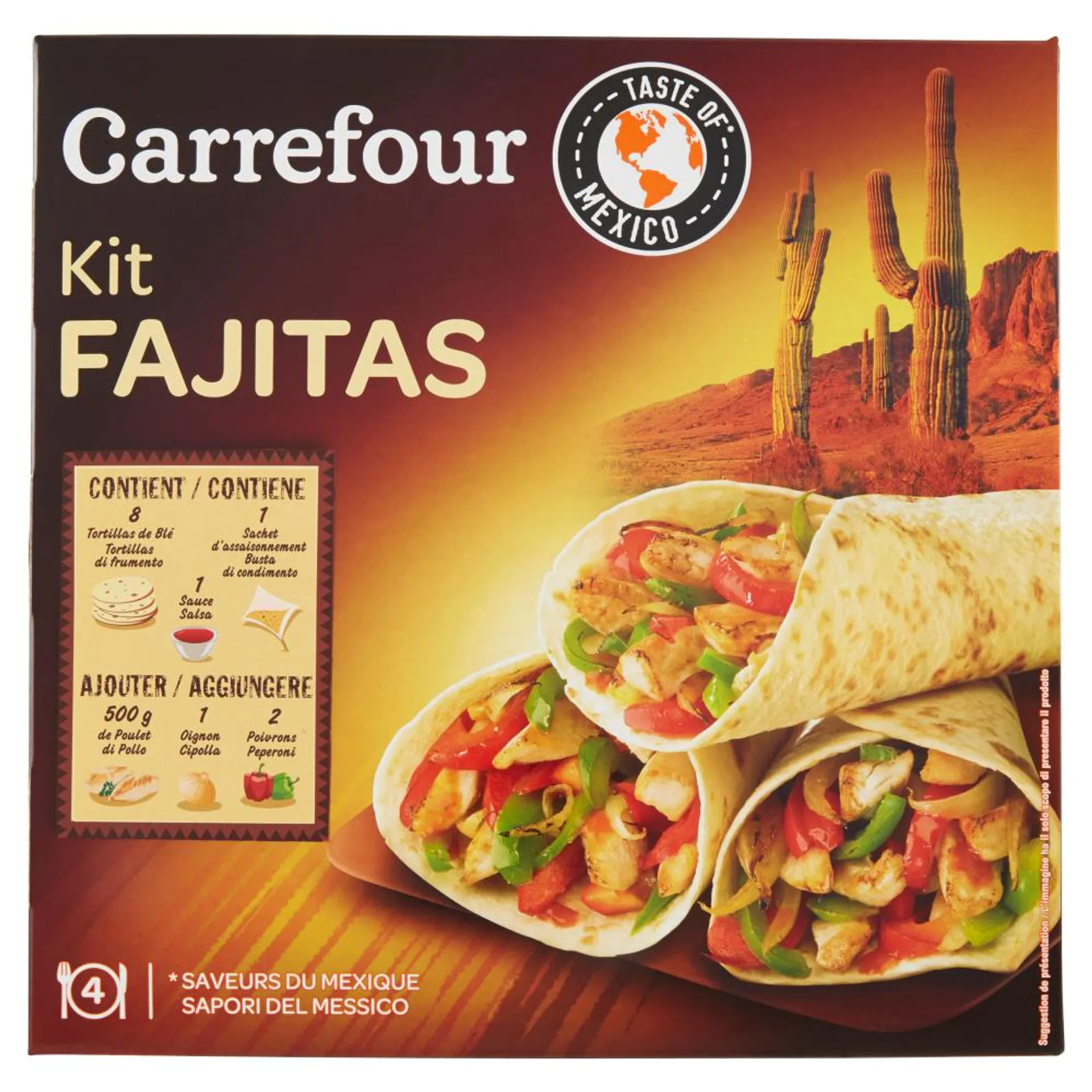 Carrefour Kit Fajitas 505 g