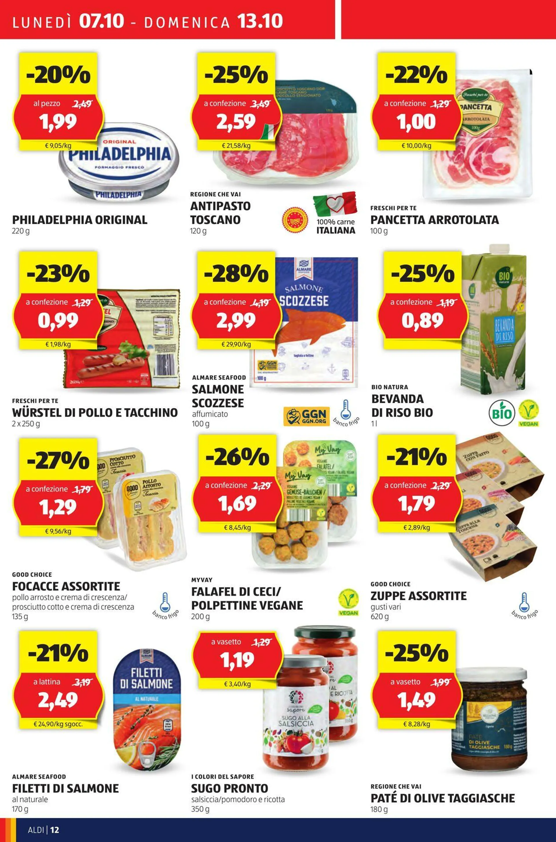 Aldi Volantino attuale da 7 ottobre a 13 ottobre di 2024 - Pagina del volantino 12