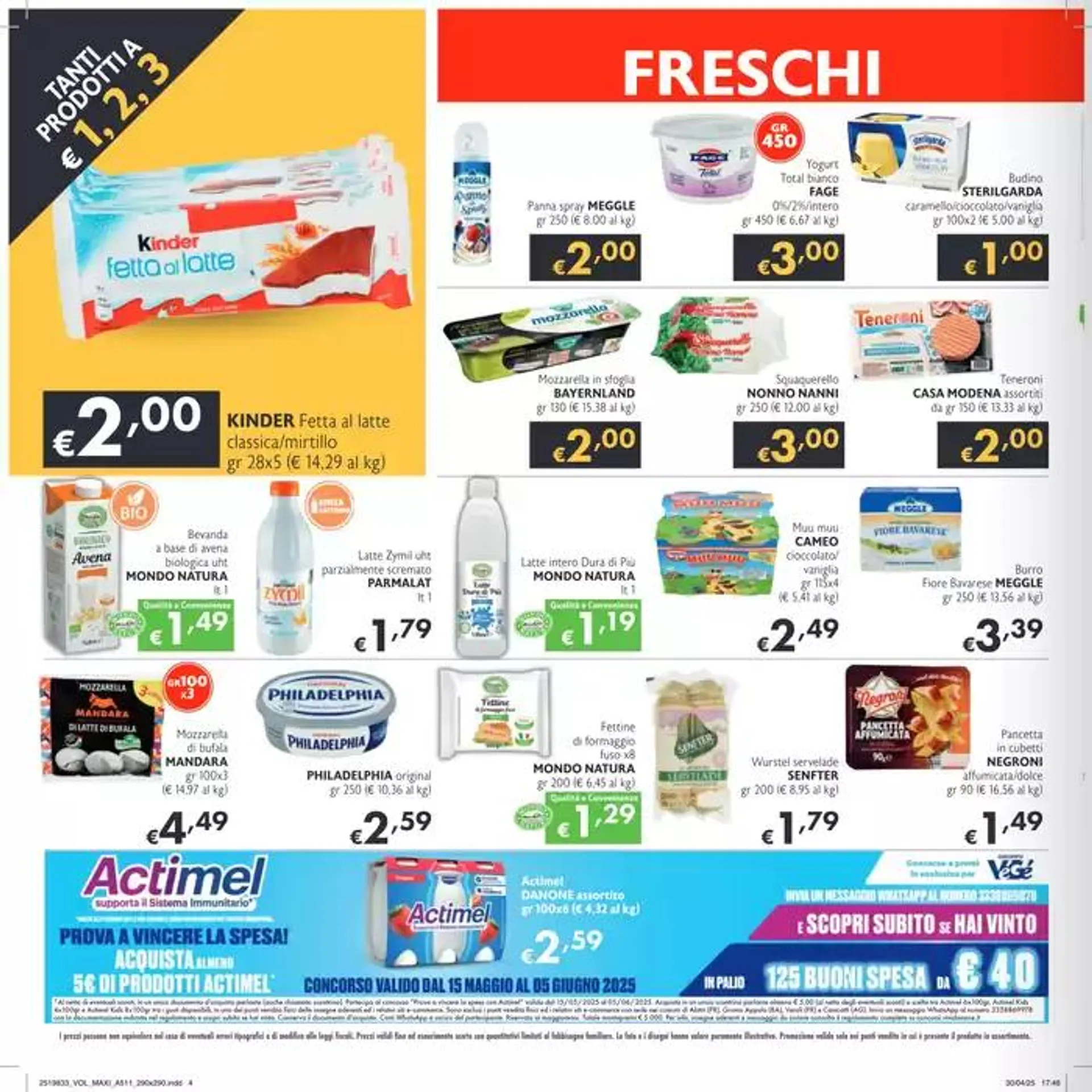 Tanti prodotti a 1. 2. 3€ da 22 maggio a 4 giugno di 2025 - Pagina del volantino 4