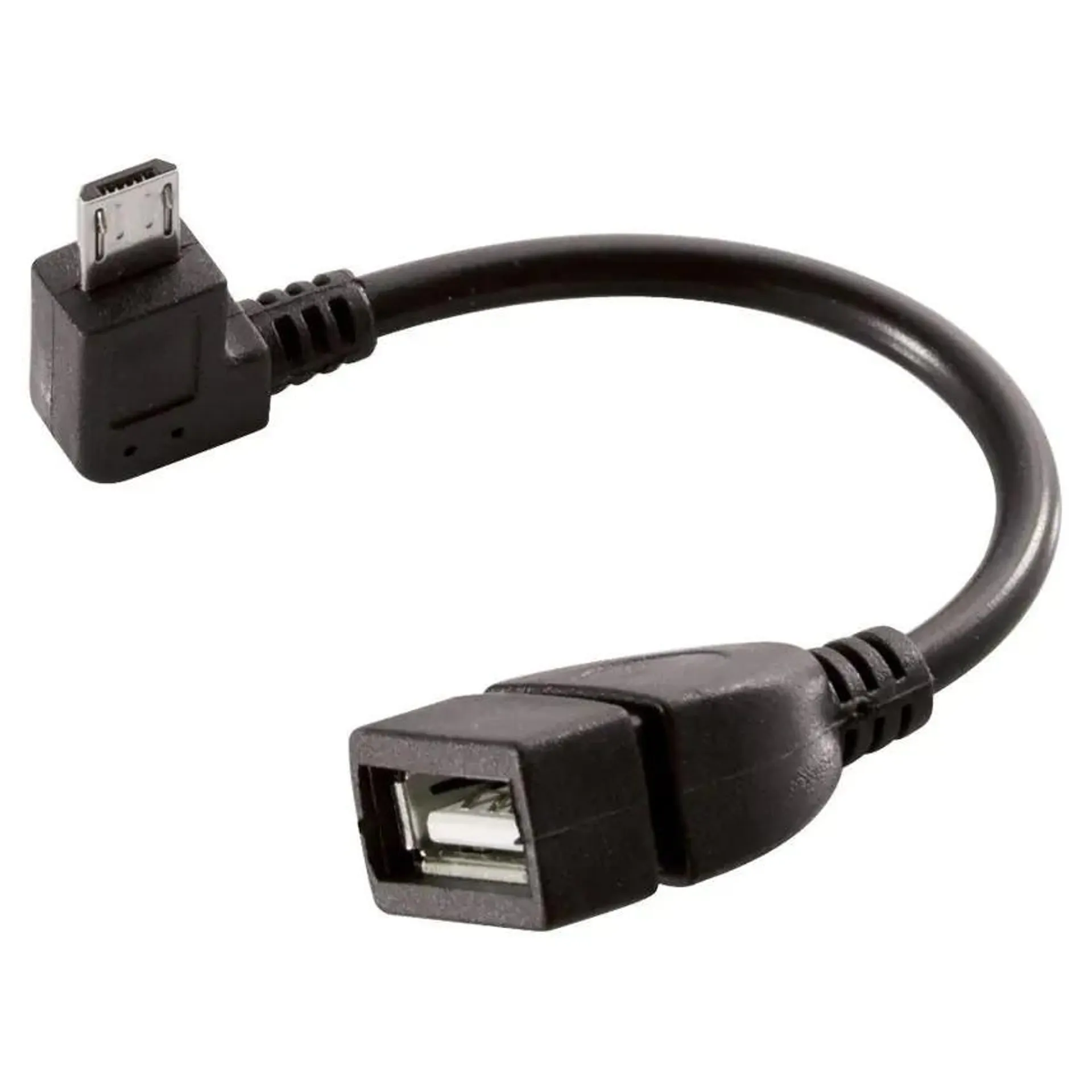 Cavo otg onthego spina micro usb a 90° usb standard