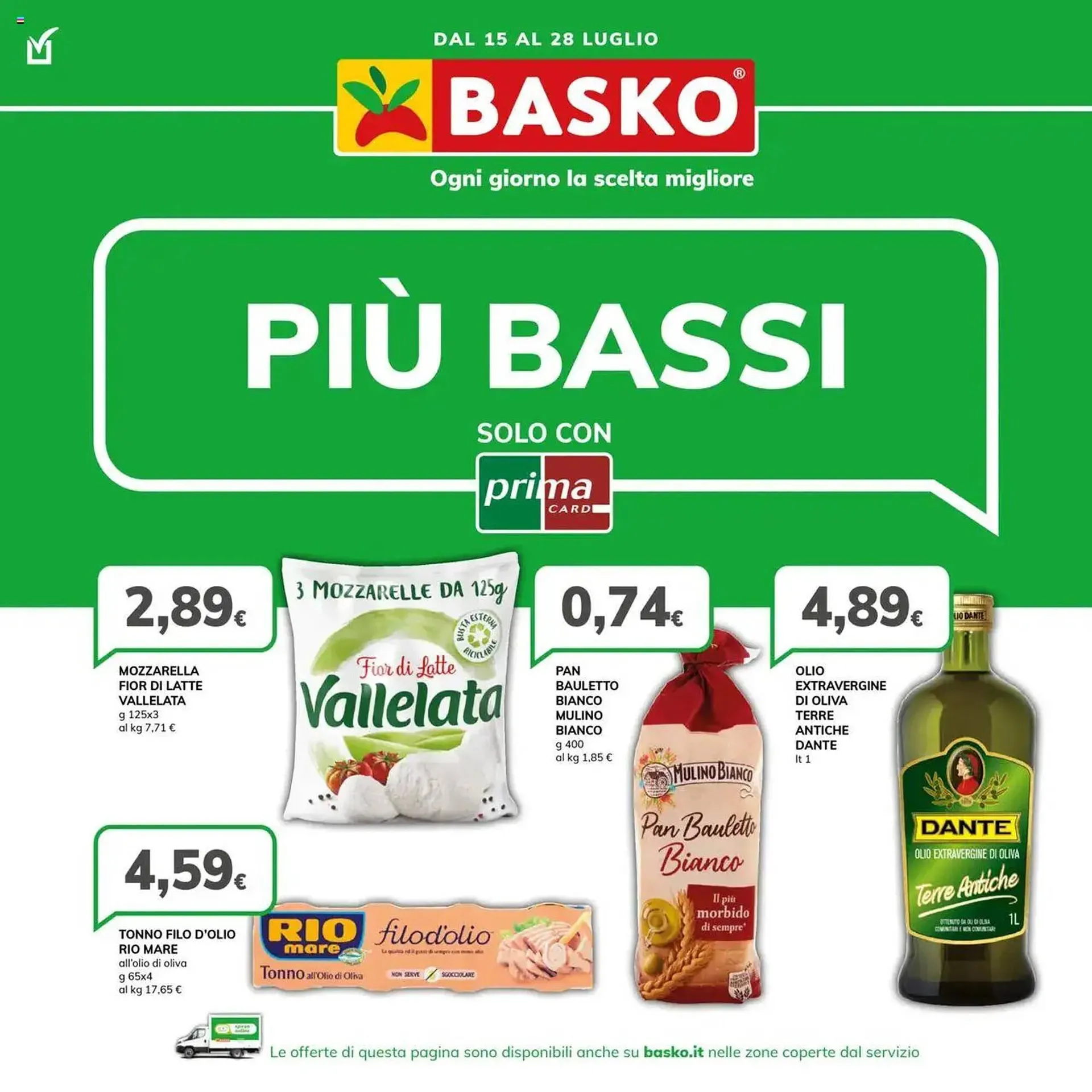 Volantino Basko da 15 luglio a 28 luglio di 2025 - Pagina del volantino 1