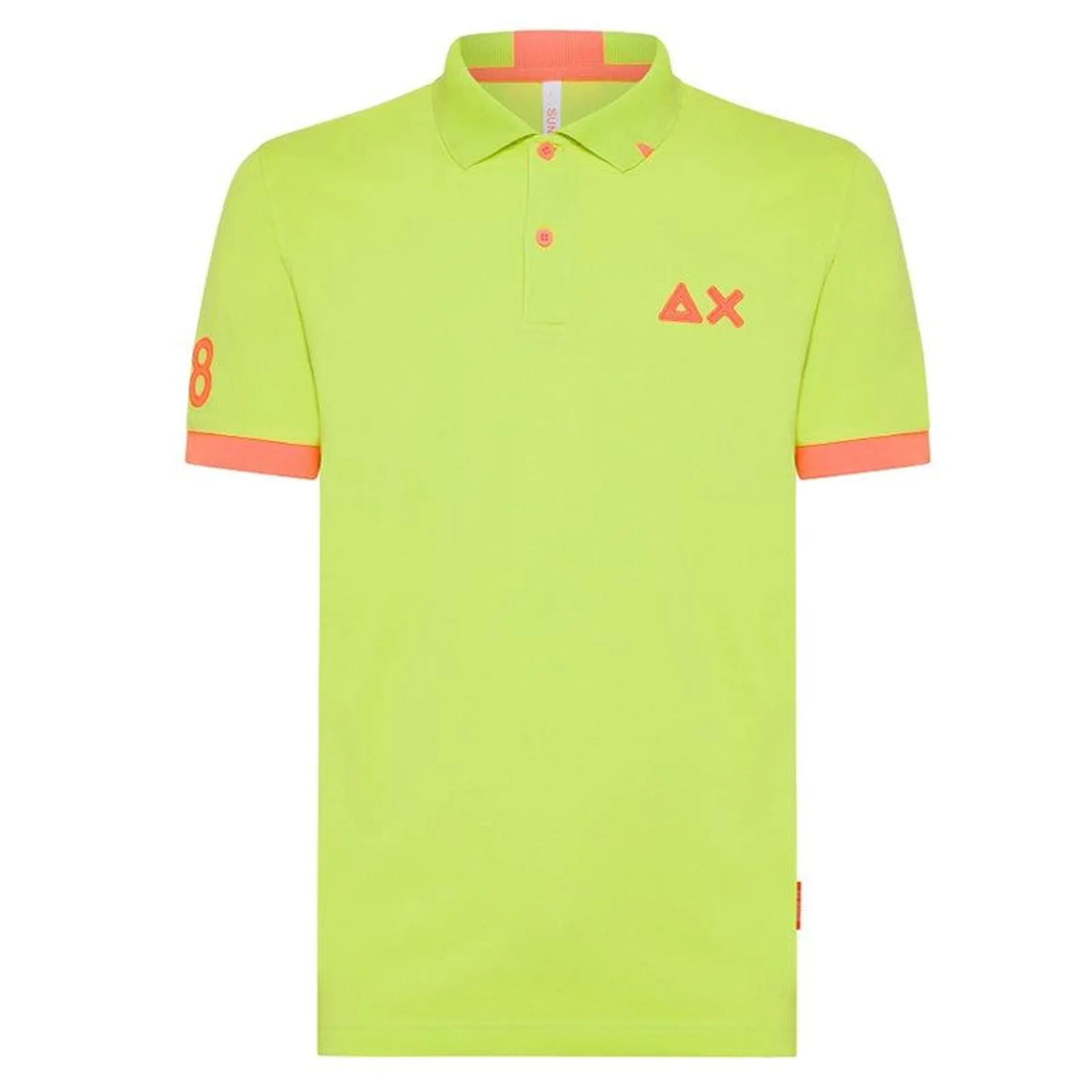 Polo uomo Logo Fluo