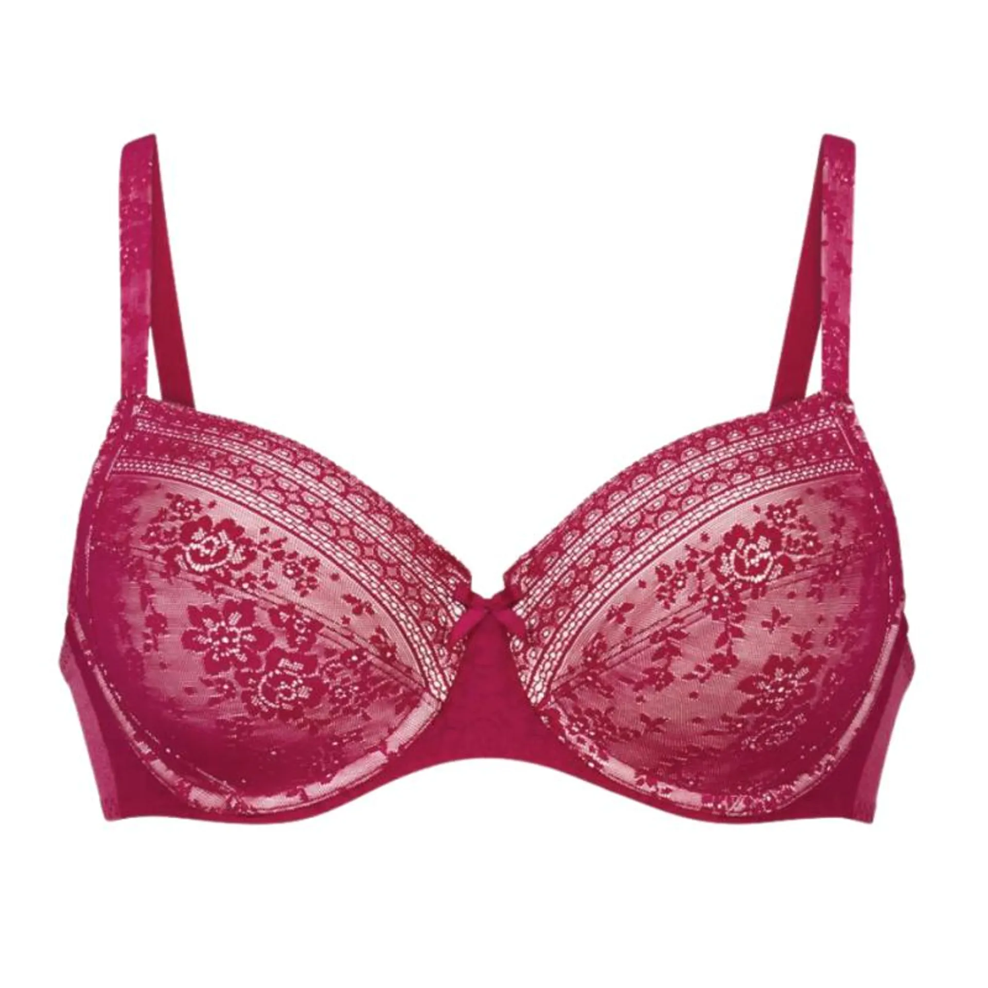 ANI5653.114- Reggiseno Fleur Soft con ferretto - Cherry Red