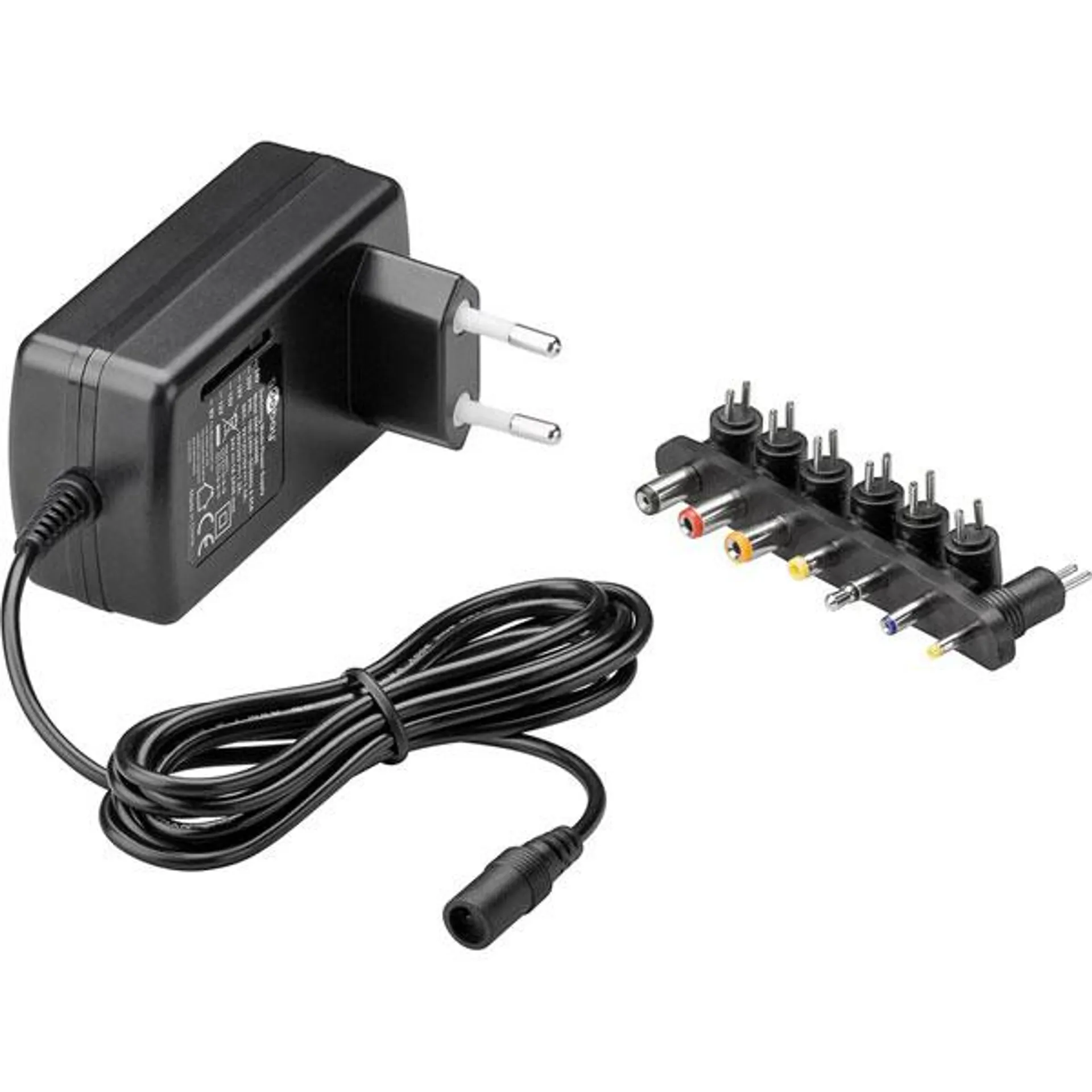 Alimentatore universale 9 V-24 V – 1,5 A con 7 adattatori