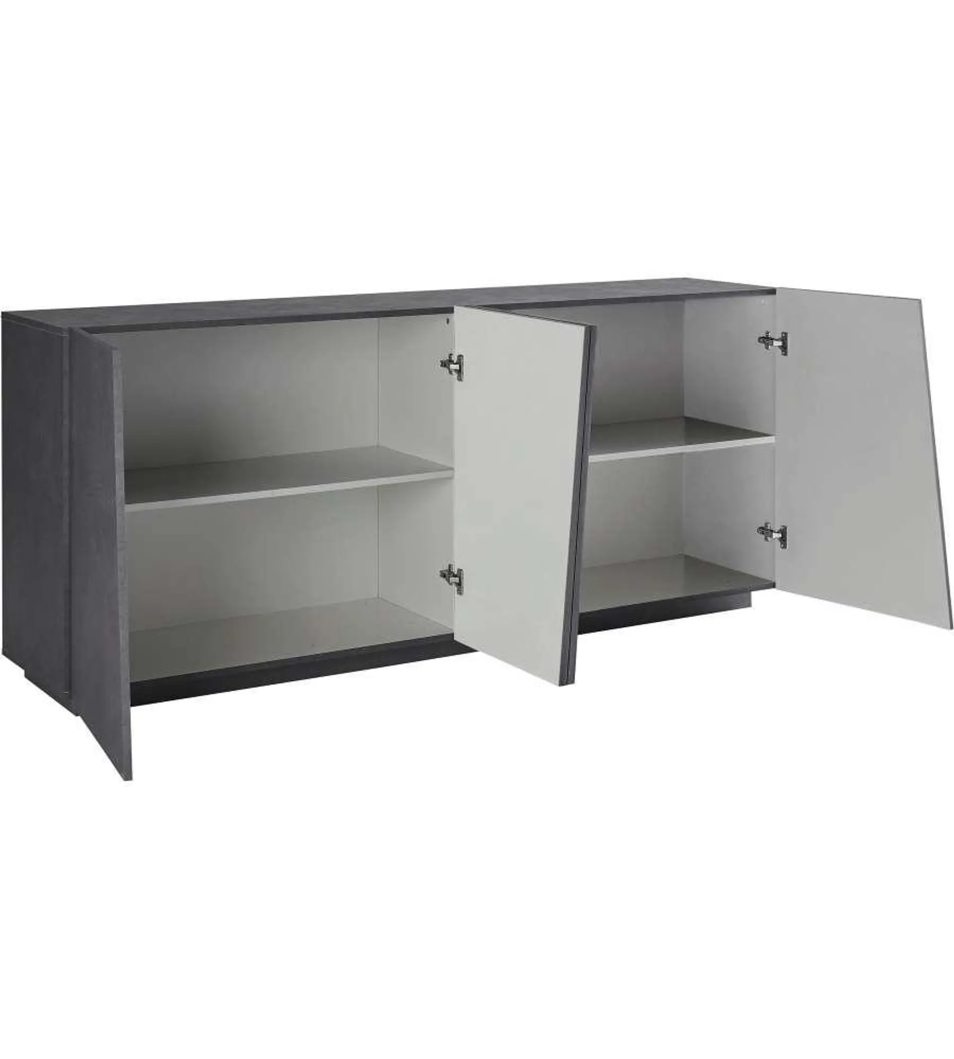 Credenza VEGA moderna 4 ante battente ardesia