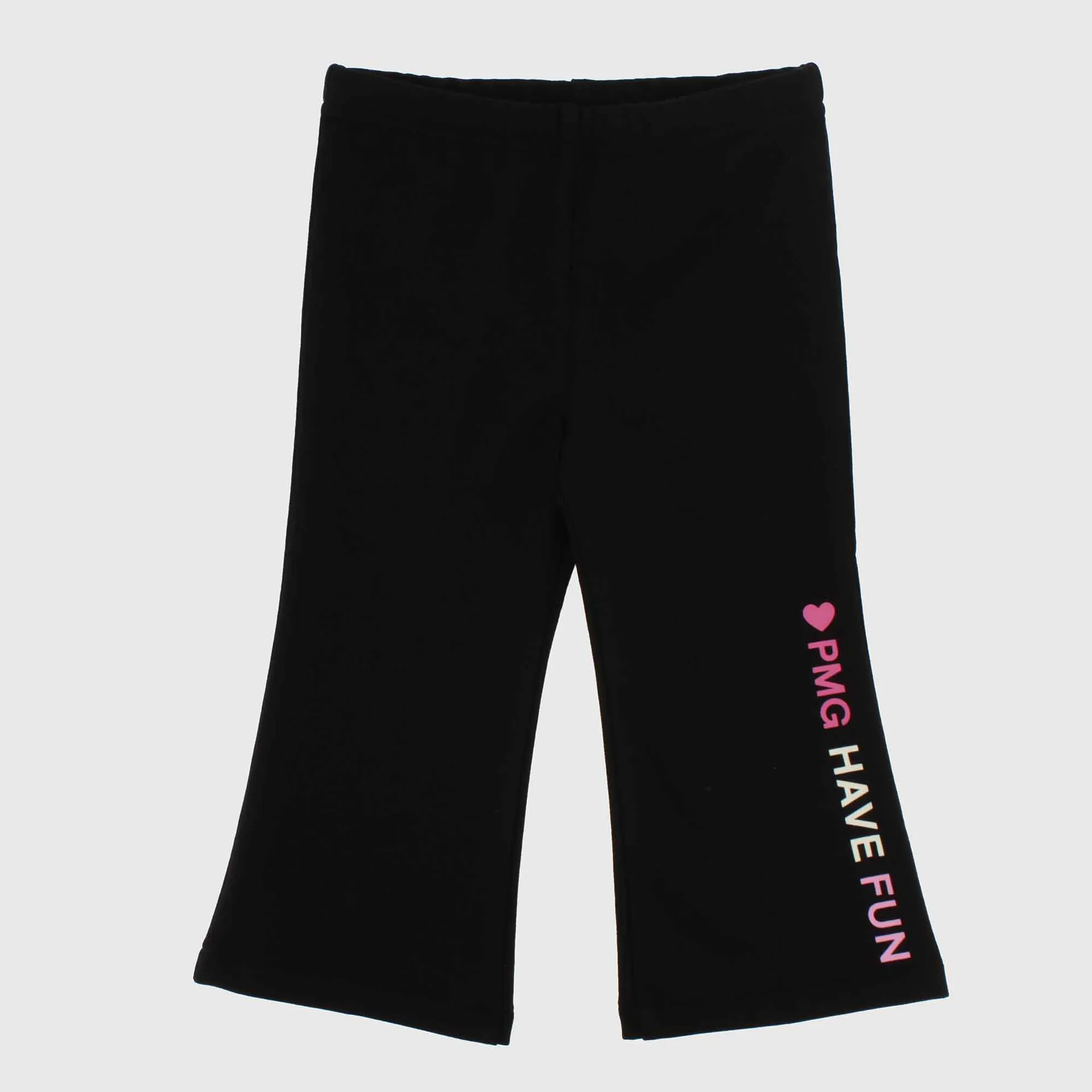 Leggings in felpa da Bambina, NERO