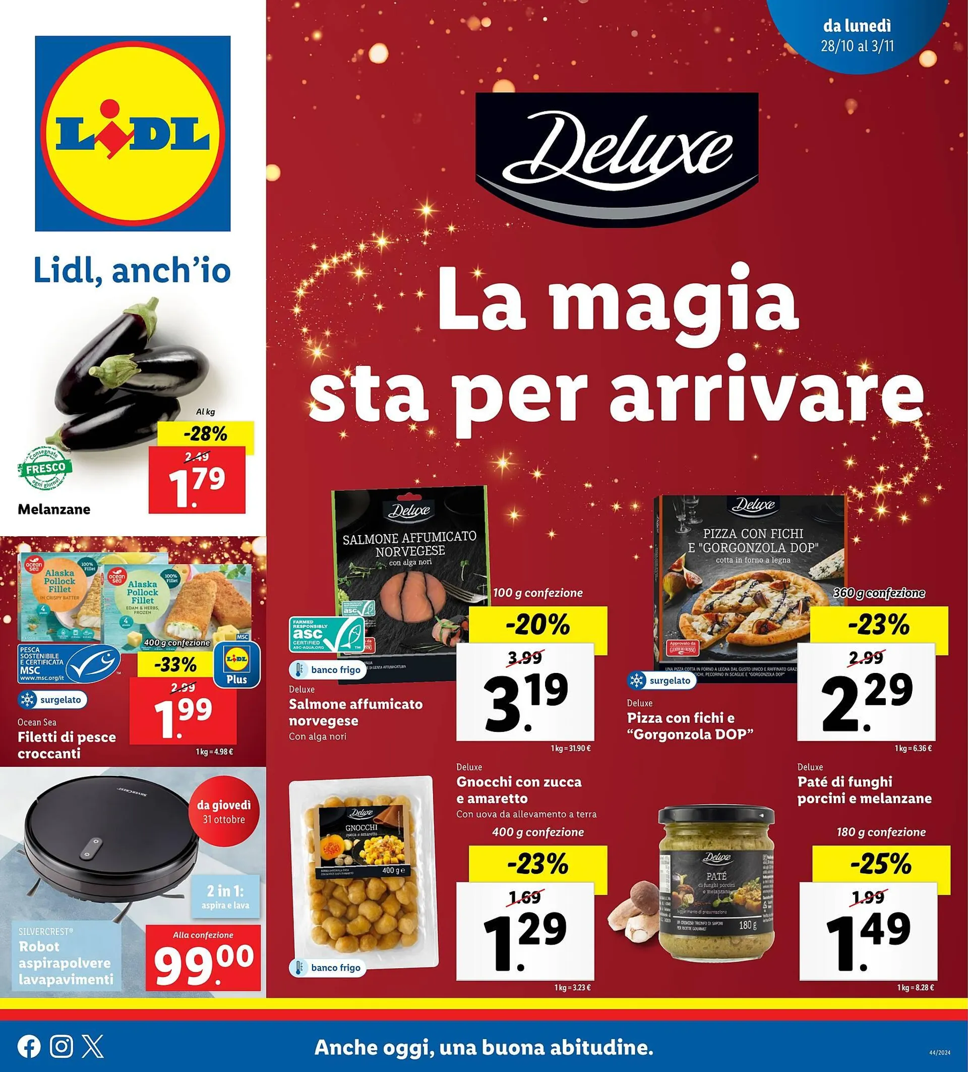 Volantino Lidl da 28 ottobre a 3 novembre di 2024 - Pagina del volantino 1