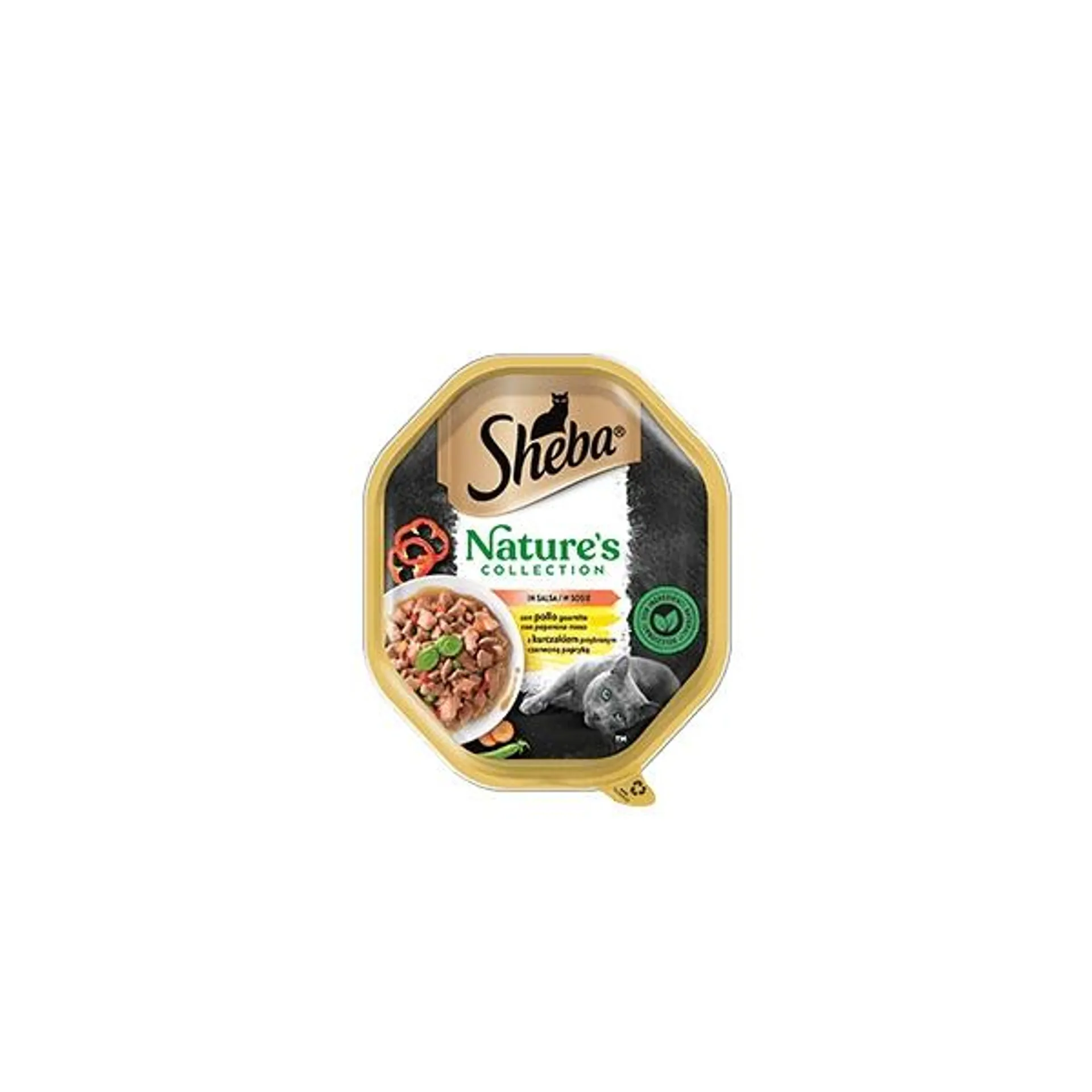 Sheba - Nature’s Collection Con Pollo guarnito con Peperone Rosso