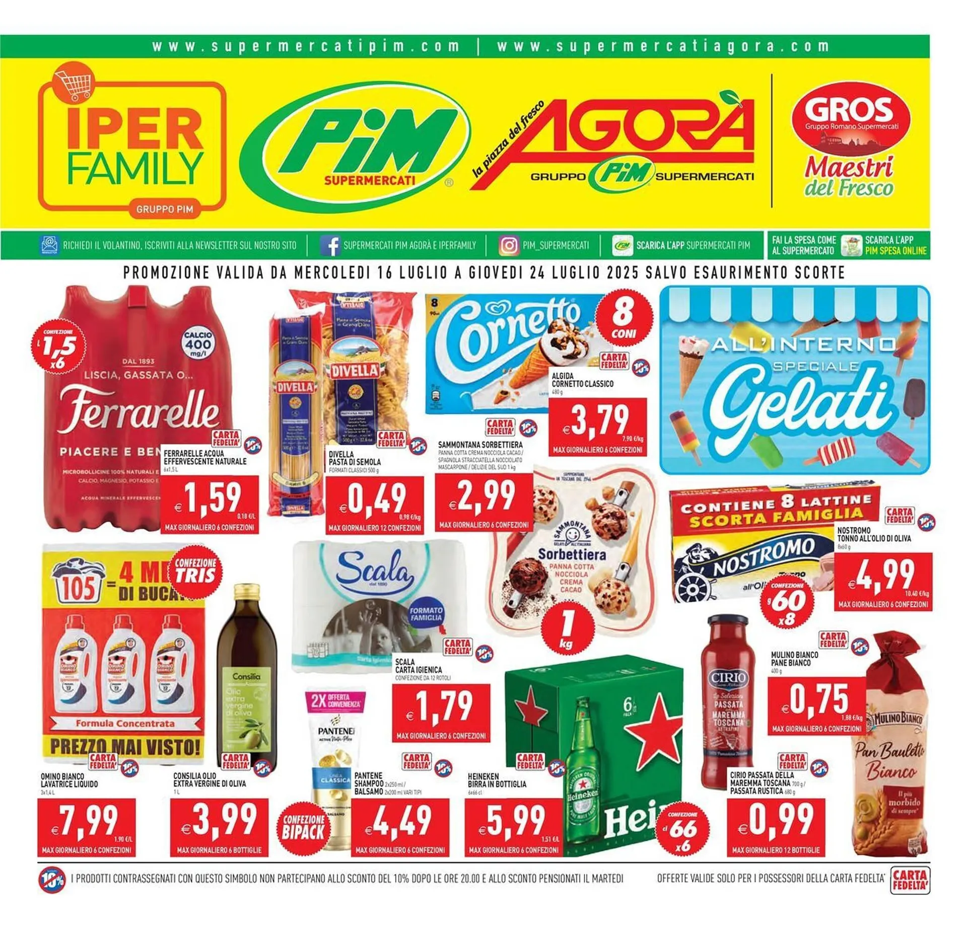Volantino Iperfamily da 16 luglio a 24 luglio di 2025 - Pagina del volantino 1
