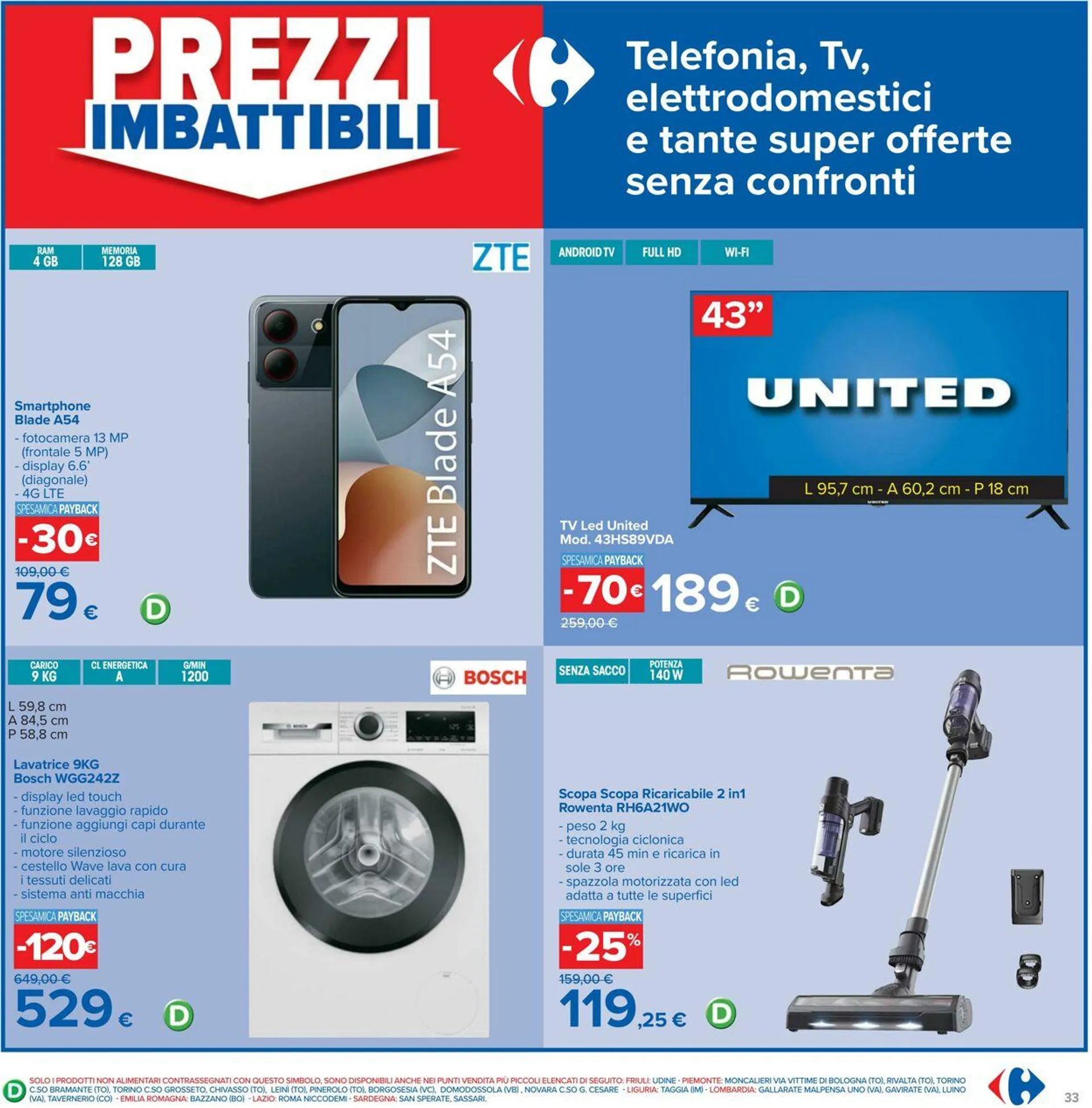 Carrefour Volantino attuale da 24 luglio a 6 agosto di 2025 - Pagina del volantino 33