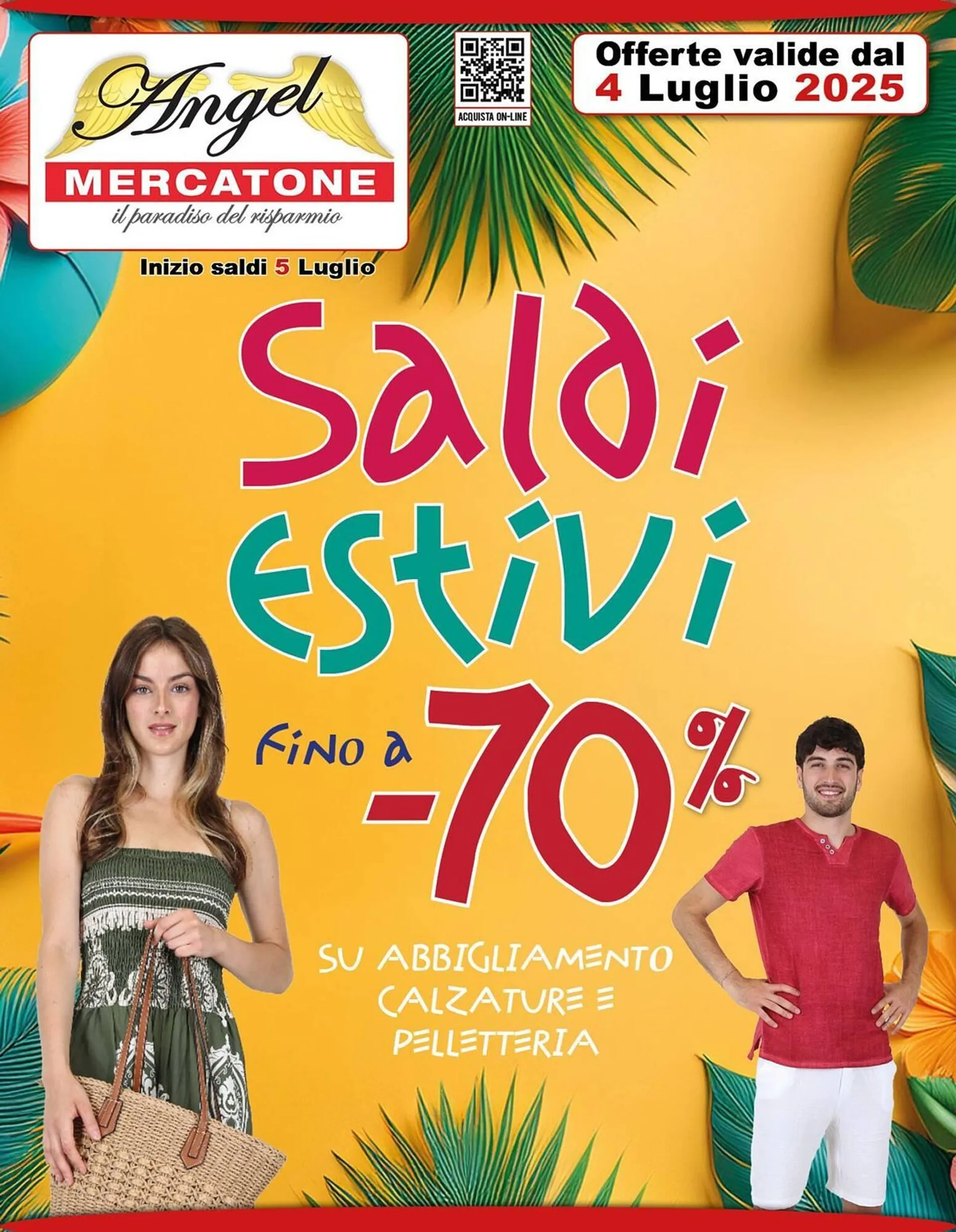 Volantino Angel Mercatone da 7 luglio a 20 luglio di 2025 - Pagina del volantino 1