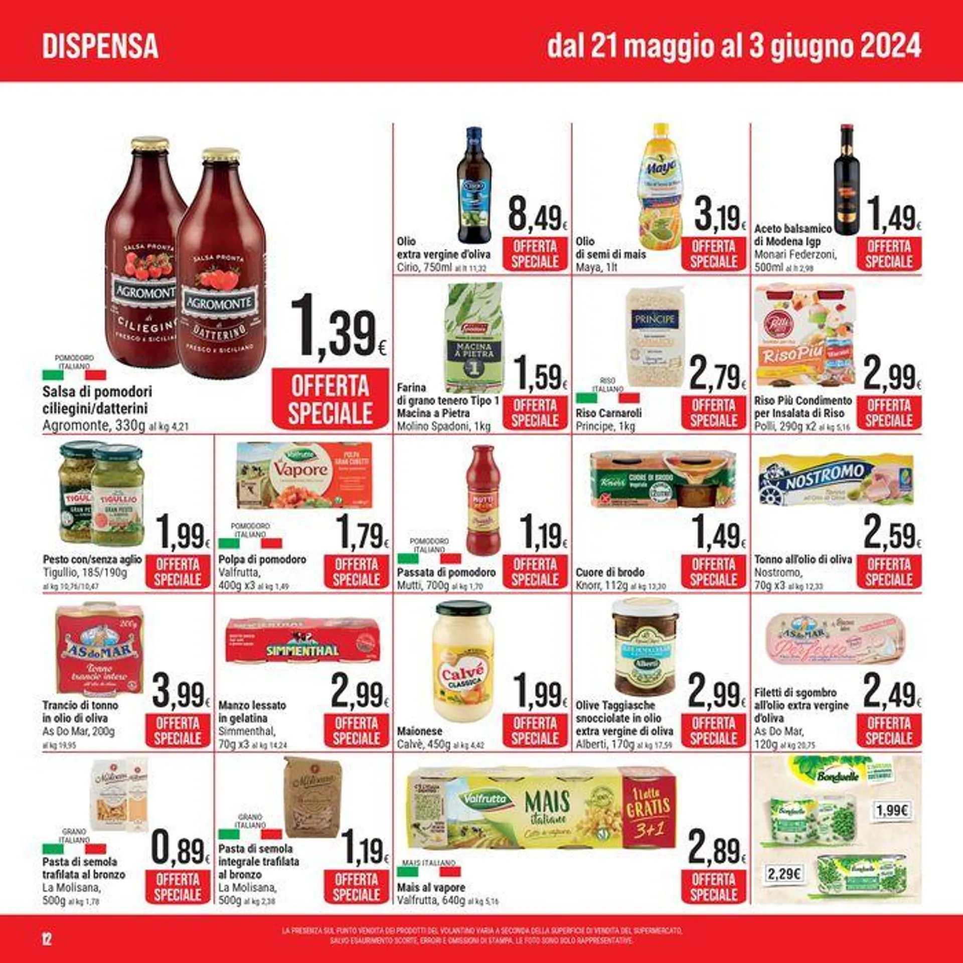 Sottocosto Freschissimi da 21 maggio a 3 giugno di 2024 - Pagina del volantino 12