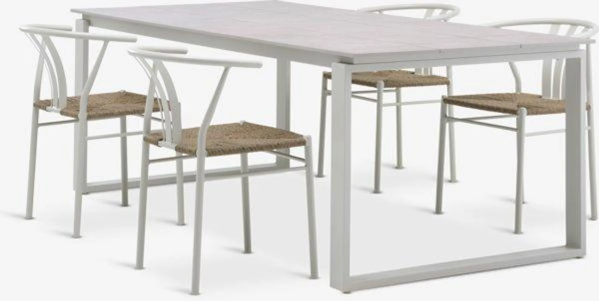SONNERUP Tavolo L215 cm + 4 TAGMARK Sedie beige