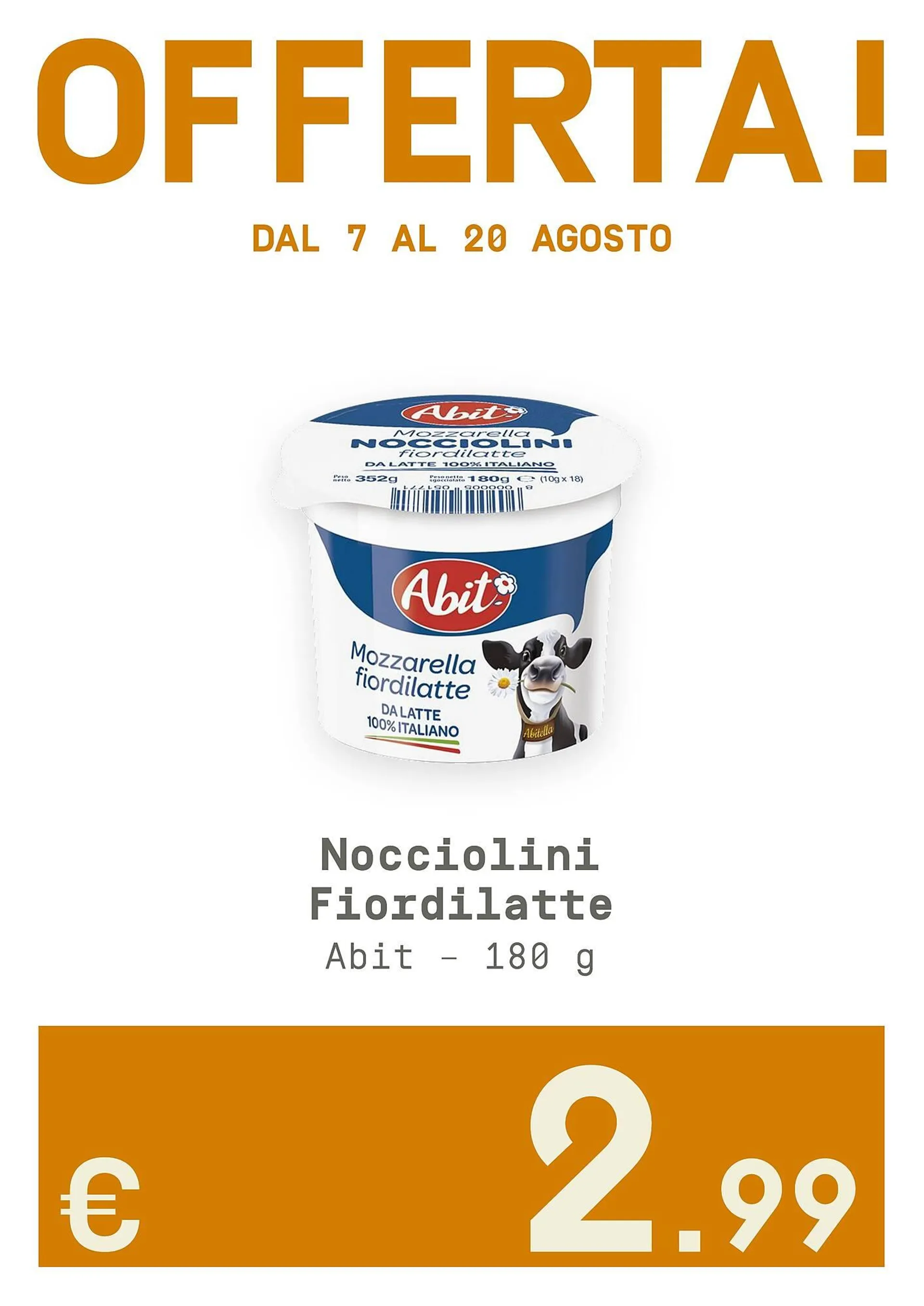 Volantino Borello Supermercati da 7 agosto a 20 agosto di 2025 - Pagina del volantino 1