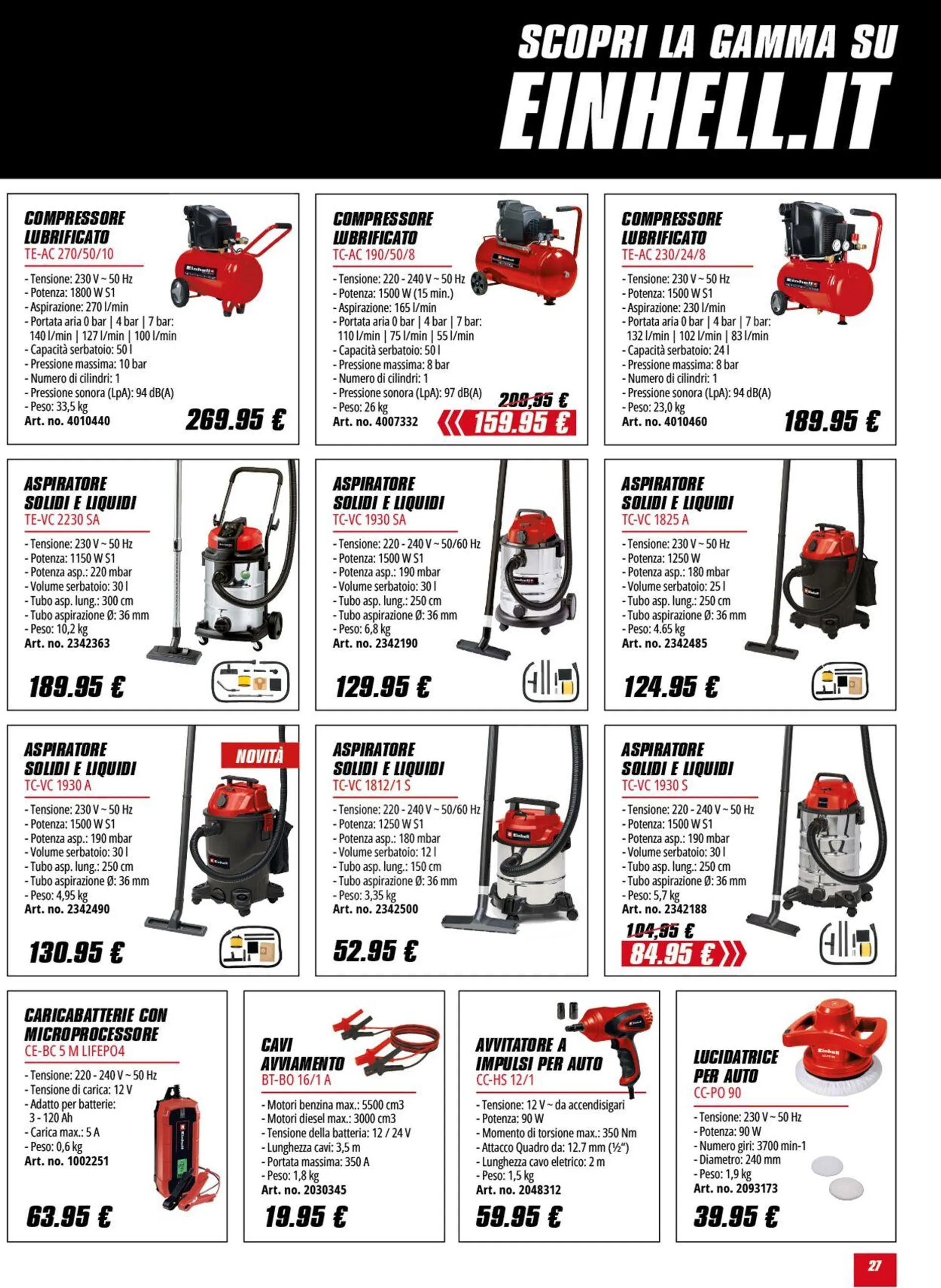 Einhell da 8 maggio a 8 giugno di 2025 - Pagina del volantino 27