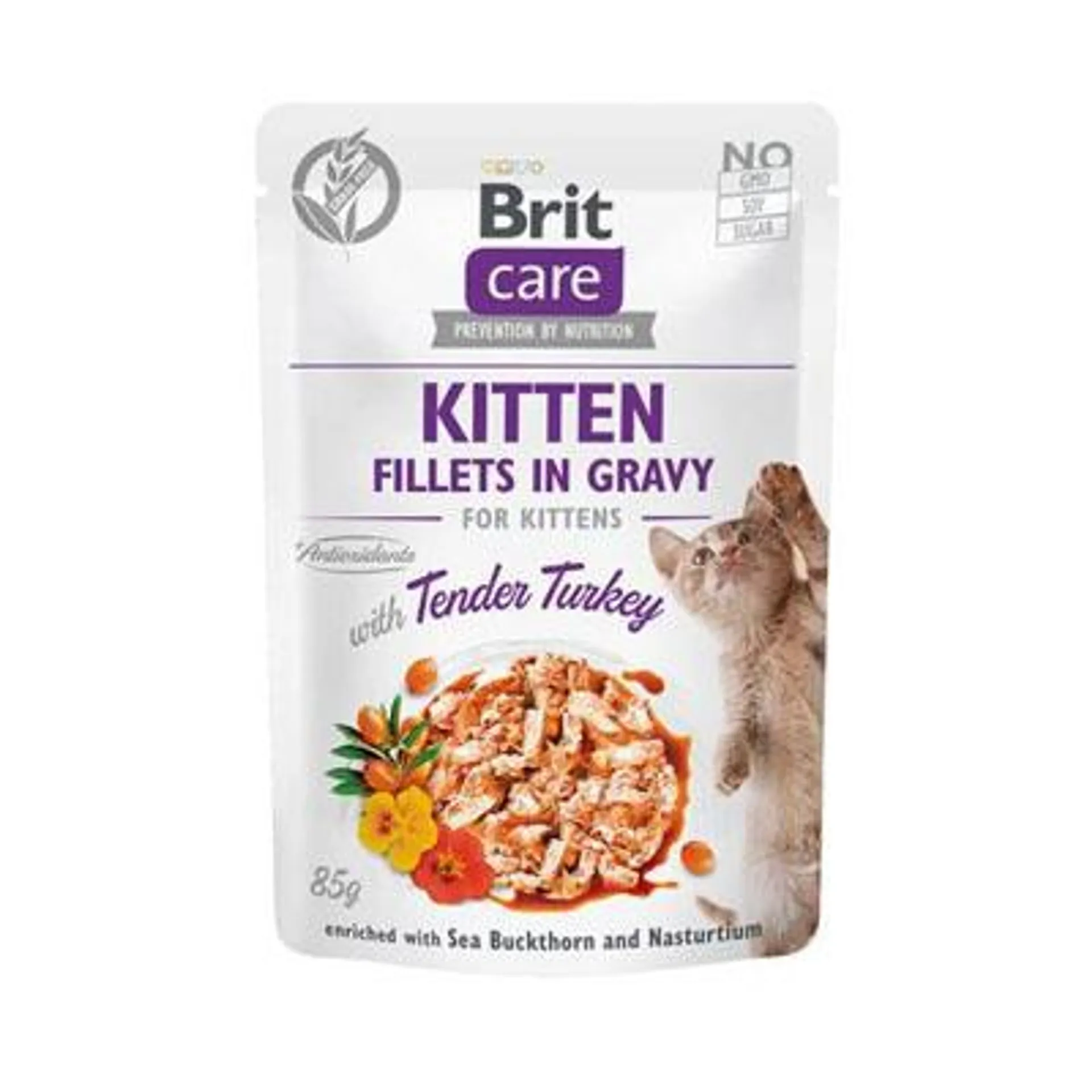 Brit Care Cat Pouches Fillets in Gravy Kitten