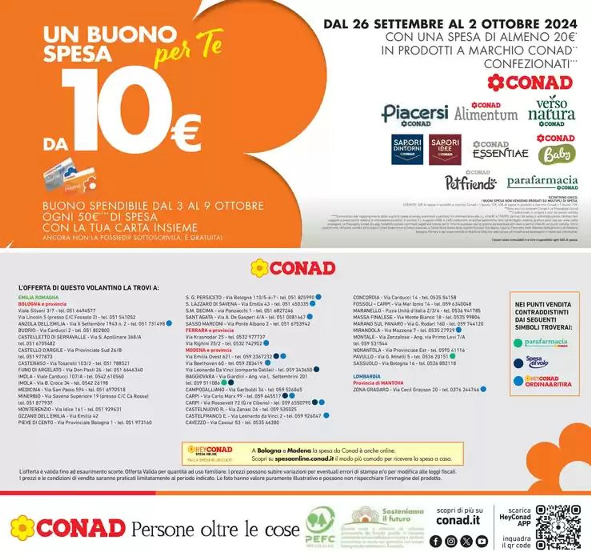 Speciale Conad da 19 settembre a 2 ottobre di 2024 - Pagina del volantino 24