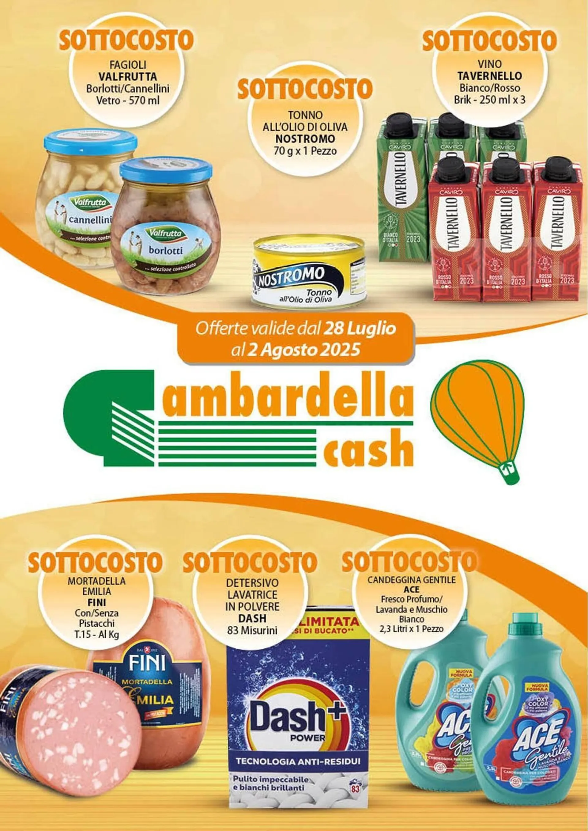 Volantino Gambardella Cash da 28 luglio a 2 agosto di 2025 - Pagina del volantino 1