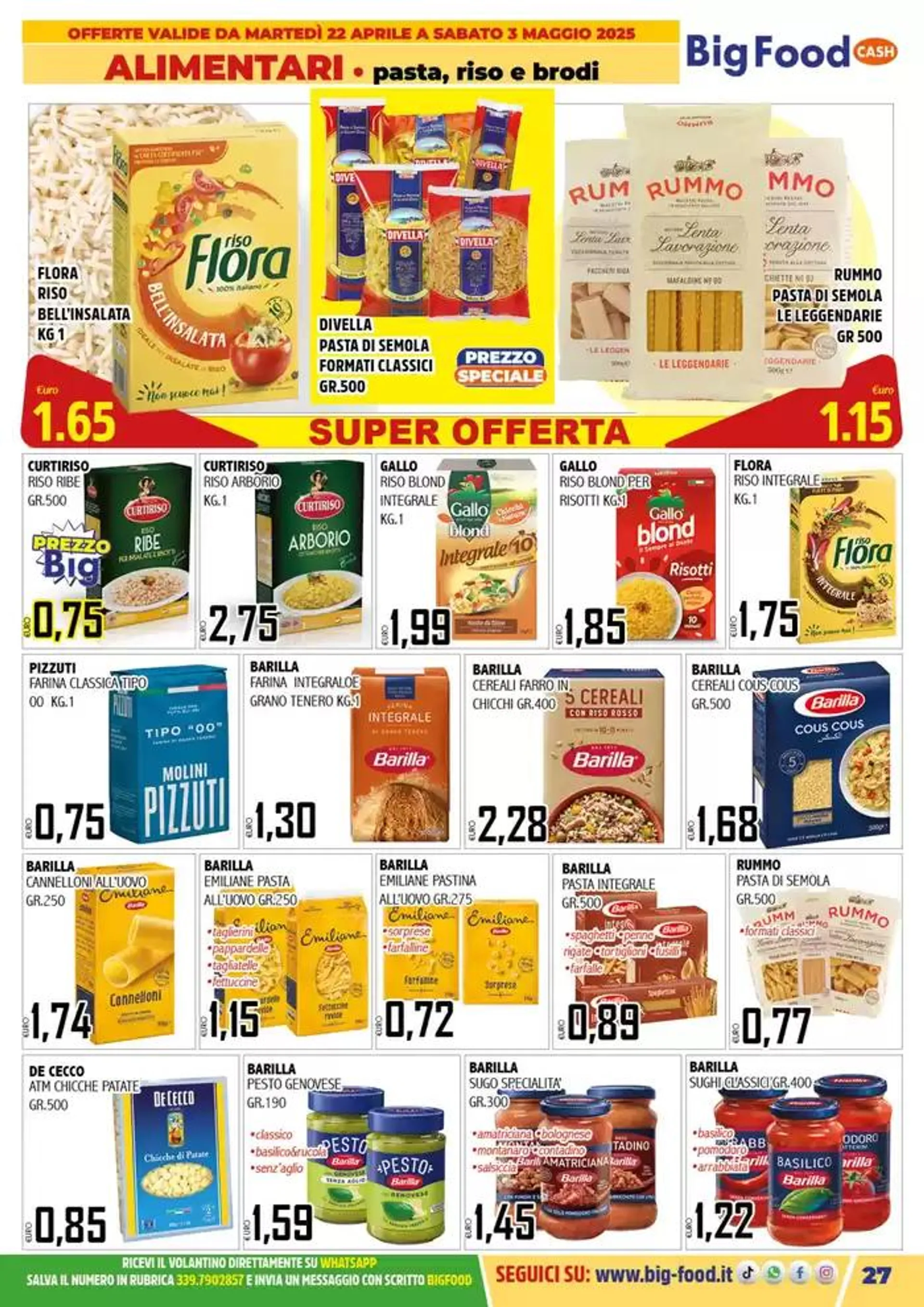 Mega Offerte  da 22 aprile a 3 maggio di 2025 - Pagina del volantino 27