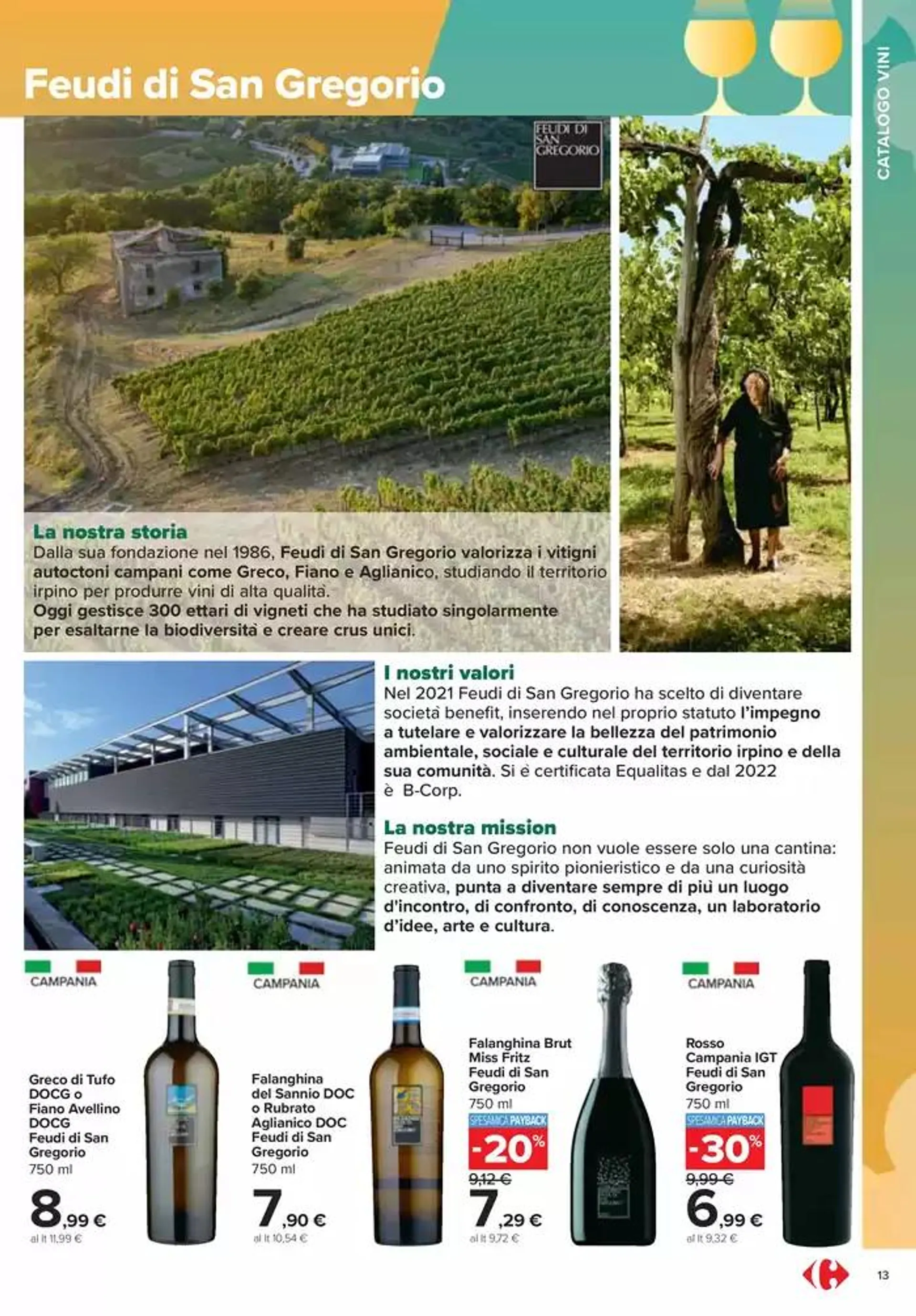 Catalogo vini  da 7 ottobre a 10 novembre di 2024 - Pagina del volantino 13