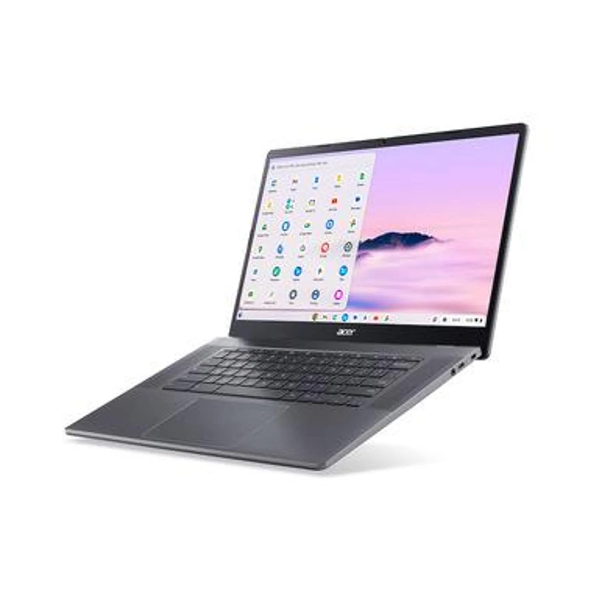 Acer Chromebook Plus 515 CB515-2H-34ZU Laptop con IA Google, 15.6" Full HD, Intel Core i3-1215U, 8GB DDR5-SDRAM, 256GB SSD, Wi-Fi 6E (802.11ax), ChromeOS, Grigio, con funzioni di intelligenza artificiale