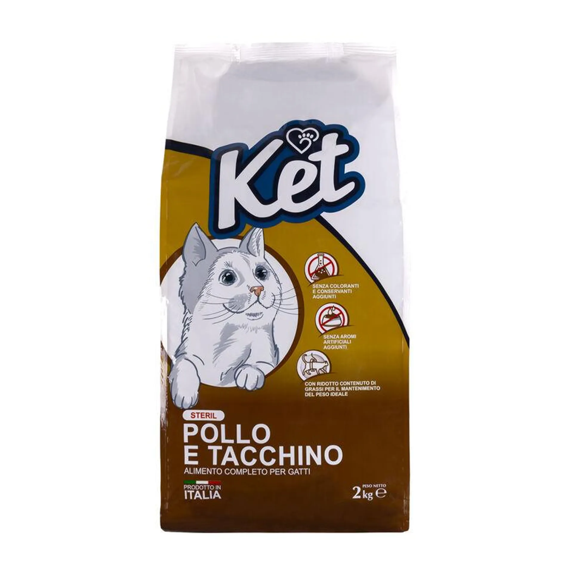 Ket Adult Sterilised Pollo e Tacchino 2 kg