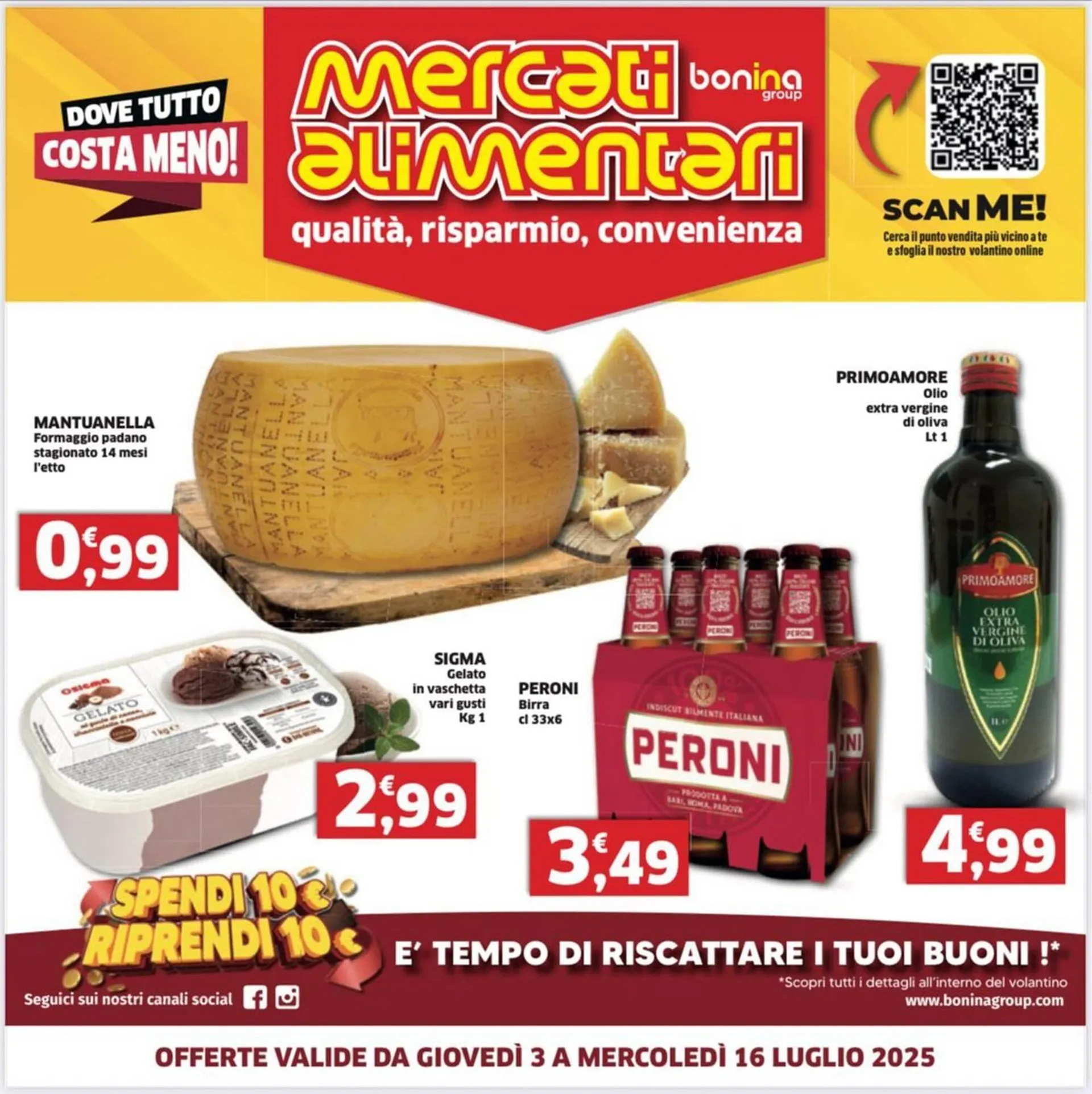Volantino Mercati Alimentari da 3 luglio a 16 luglio di 2025 - Pagina del volantino 1