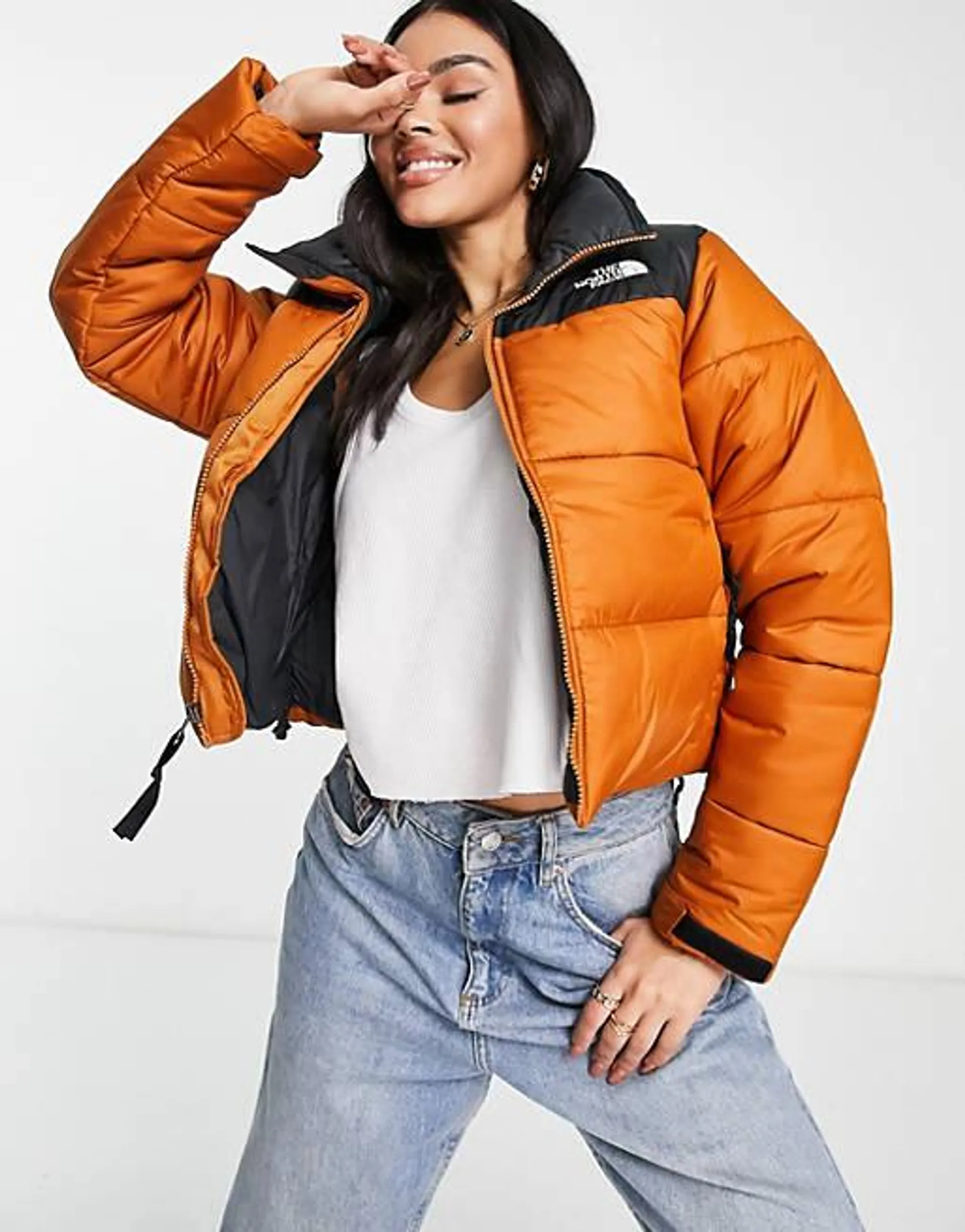 The North Face - Saikuru - Giacca corta marrone - In esclusiva per ASOS