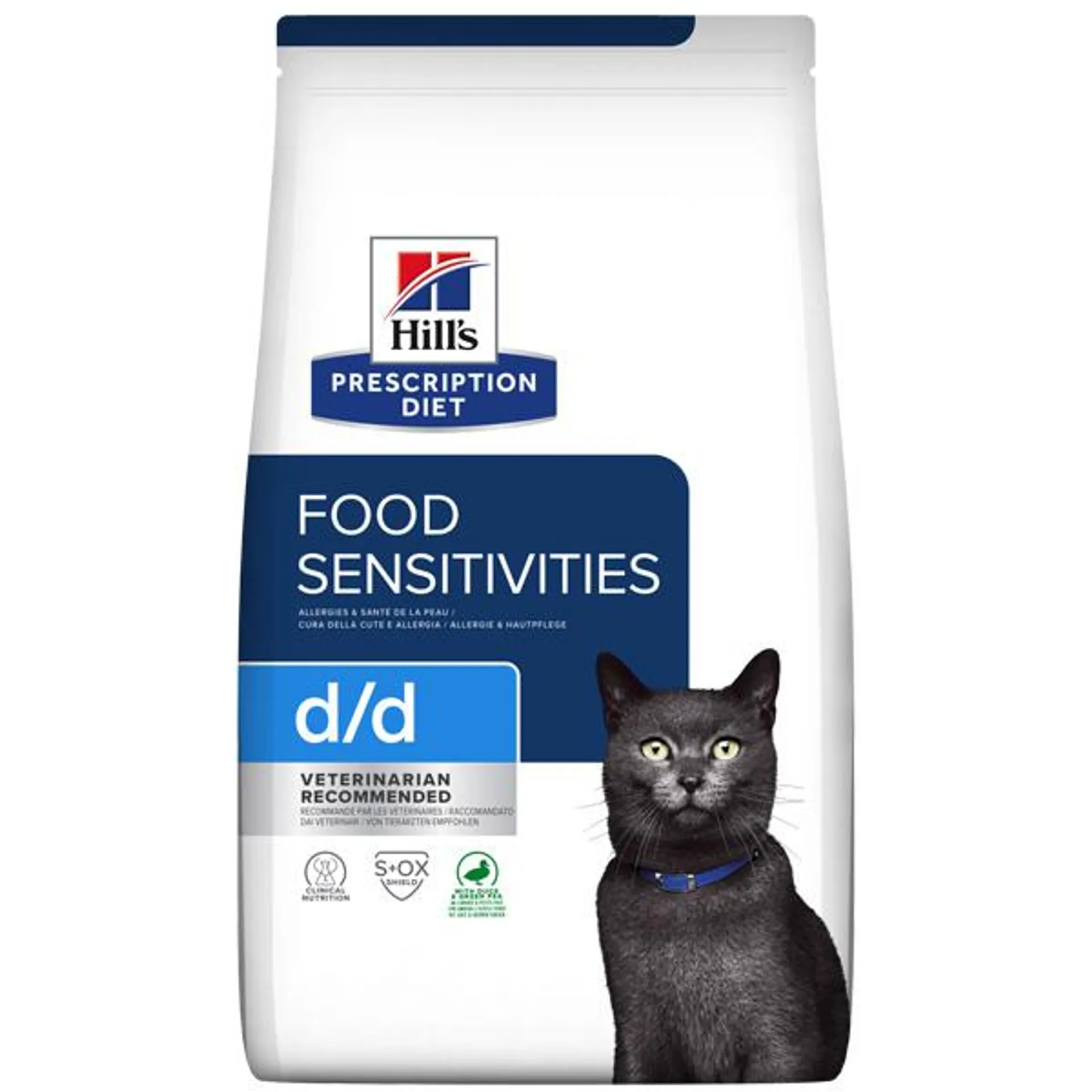 Hill's Pet Nutrition - Prescription Diet d/d Food Sensitivities con Anatra e Piselli