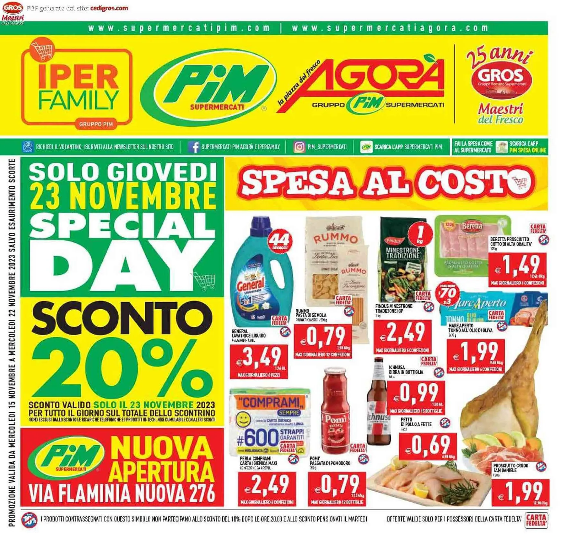 Volantino Pim Supermercati