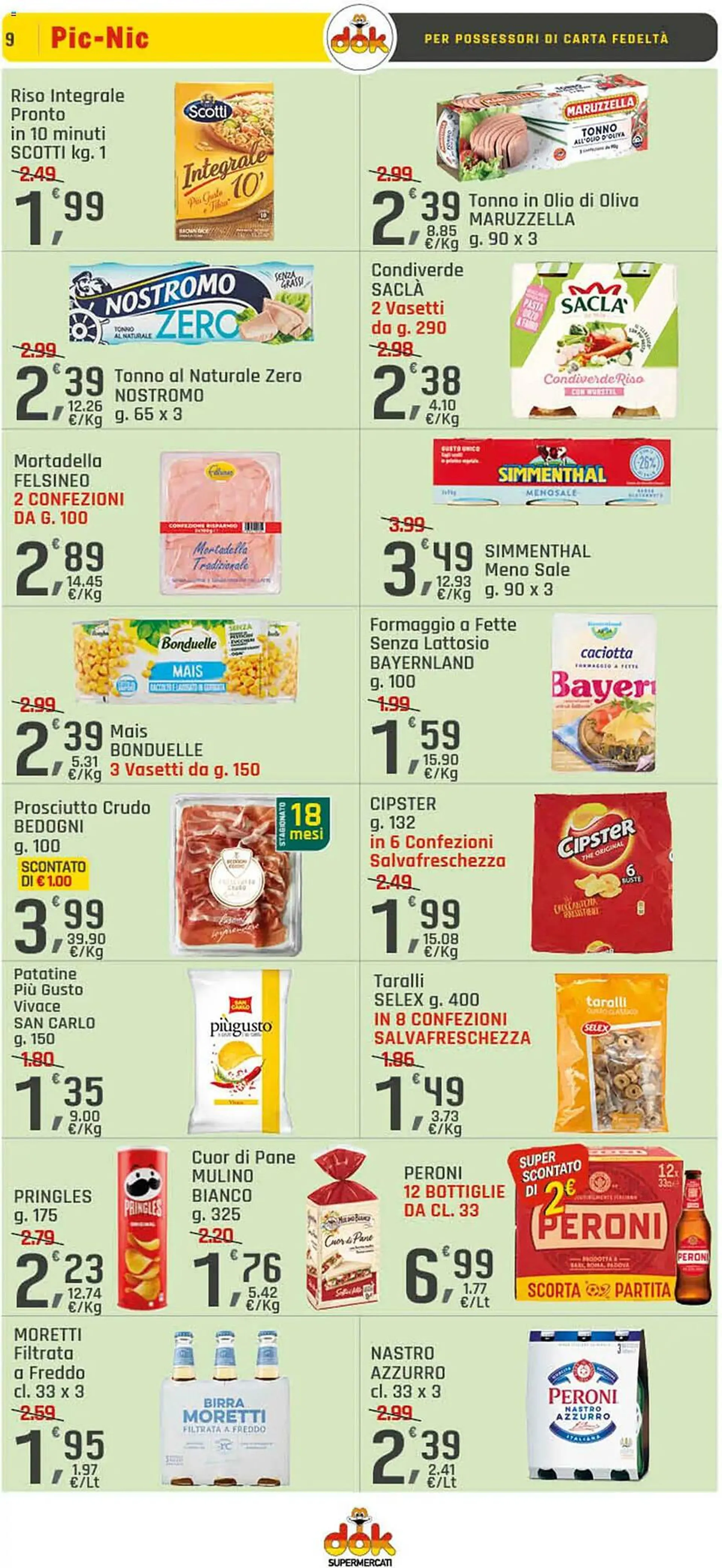 Volantino Supermercati Dok da 24 aprile a 30 aprile di 2025 - Pagina del volantino 9