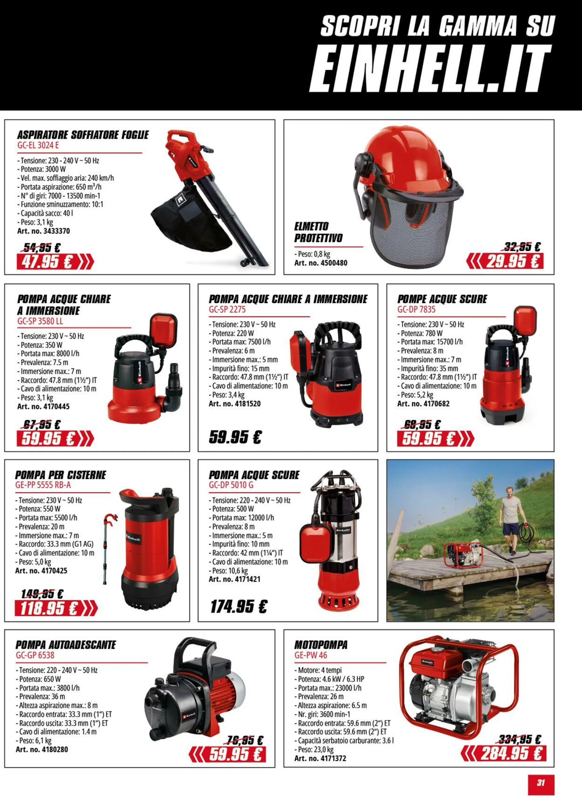 Einhell da 8 maggio a 8 giugno di 2025 - Pagina del volantino 31