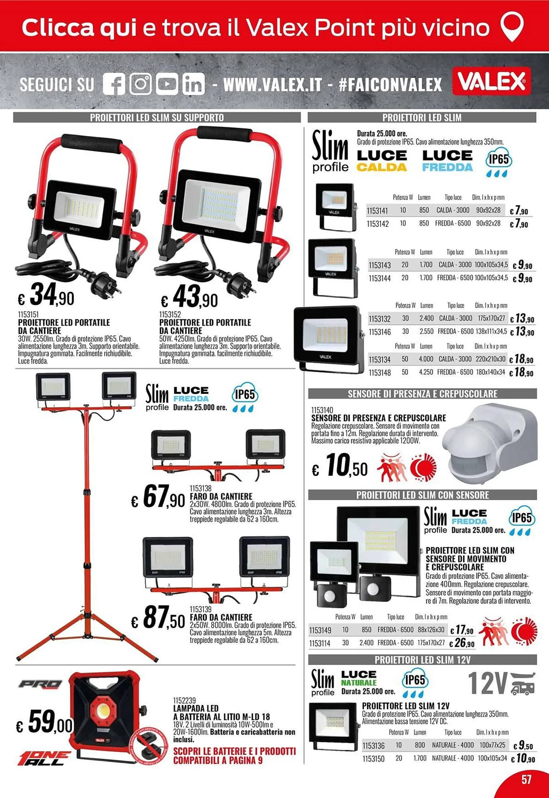 Volantino Valex da 24 settembre a 28 febbraio di 2025 - Pagina del volantino 57