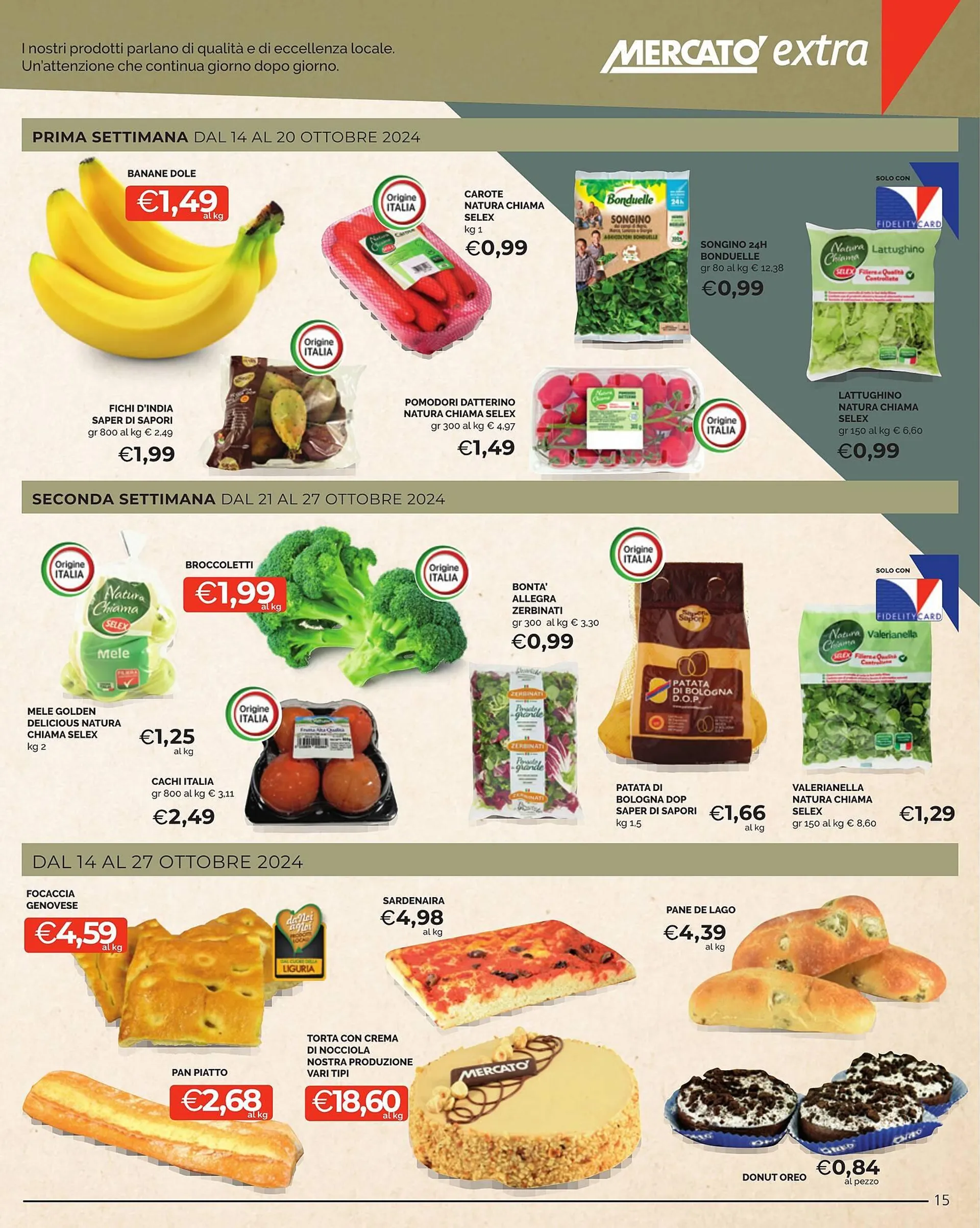 Volantino Mercatò Local da 14 ottobre a 27 ottobre di 2024 - Pagina del volantino 15