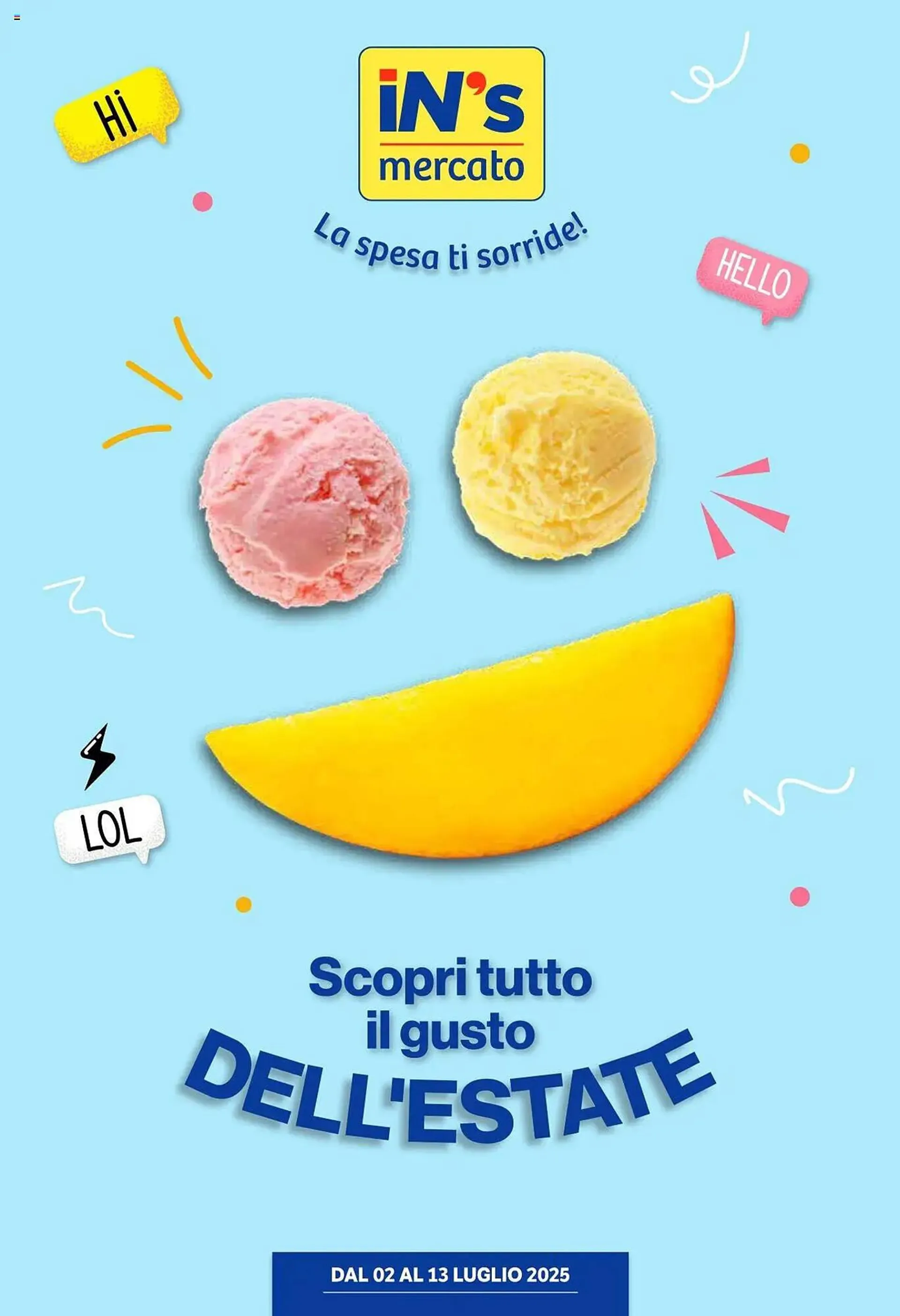Volantino In'S Mercato da 2 luglio a 13 luglio di 2025 - Pagina del volantino 1