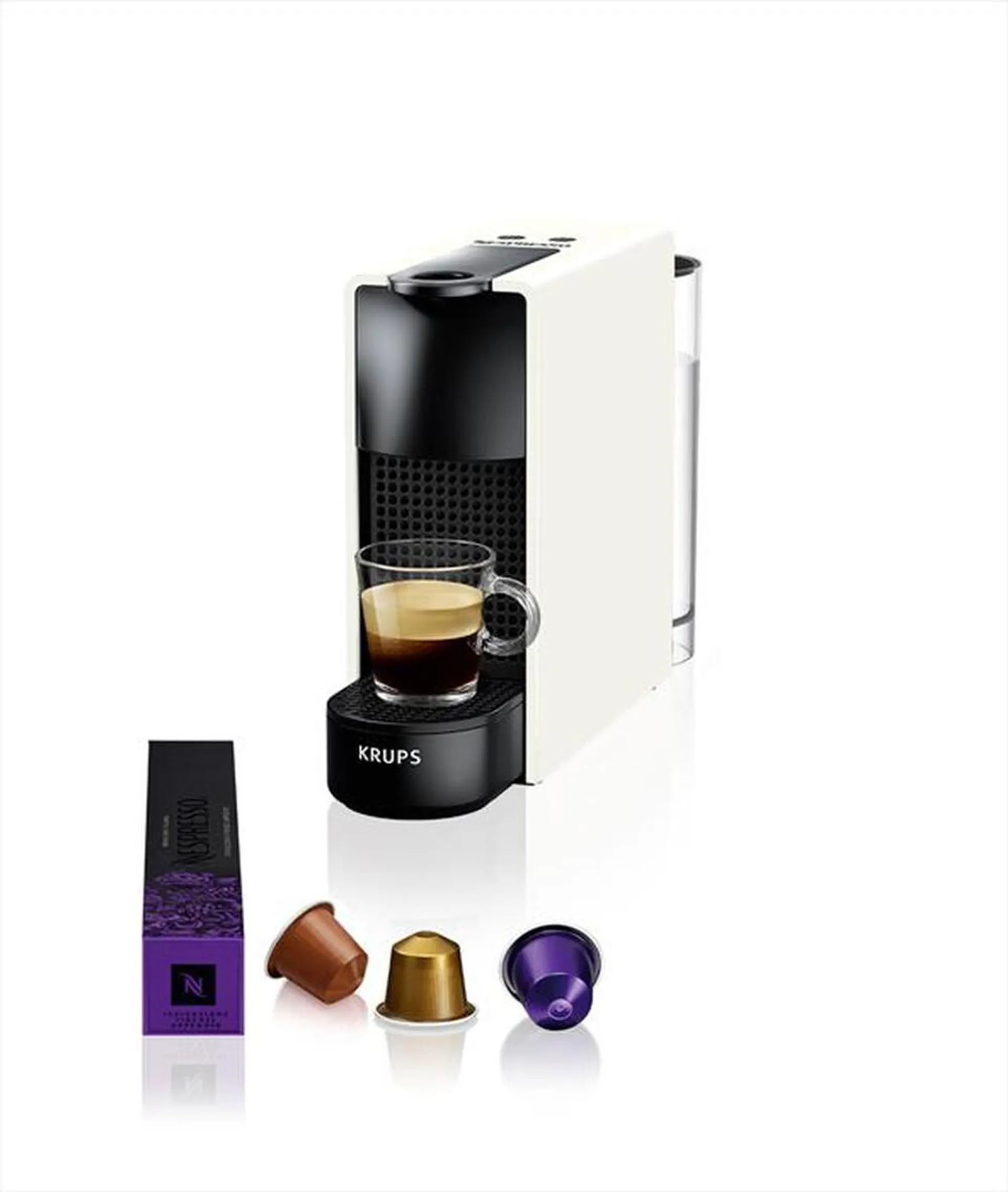 KRUPS - XN1101K Essenza Mini Nespresso-White