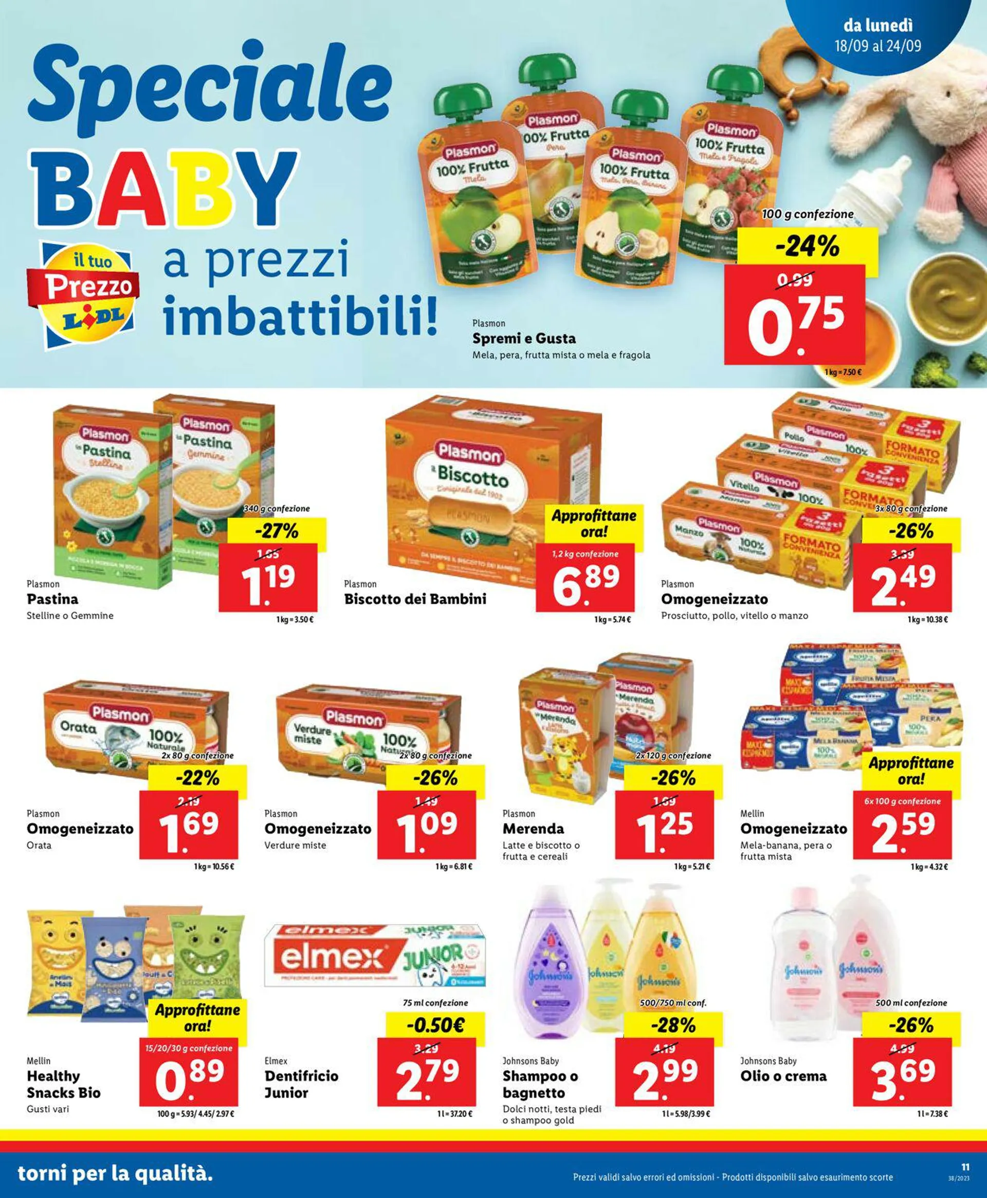 Lidl Volantino attuale da 18 settembre a 24 settembre di 2023 - Pagina del volantino 11