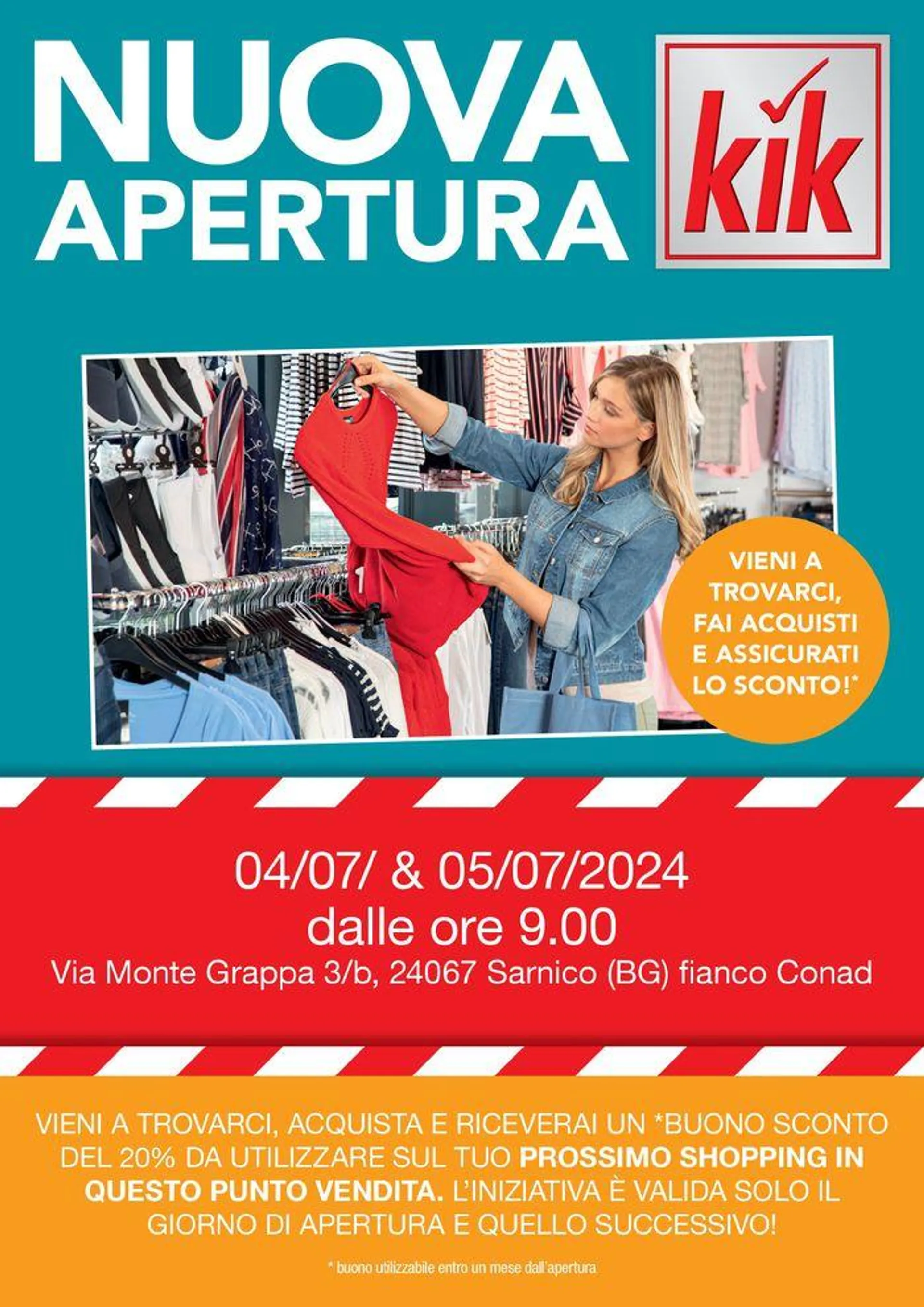 Nuova apertura Sarnico - 1