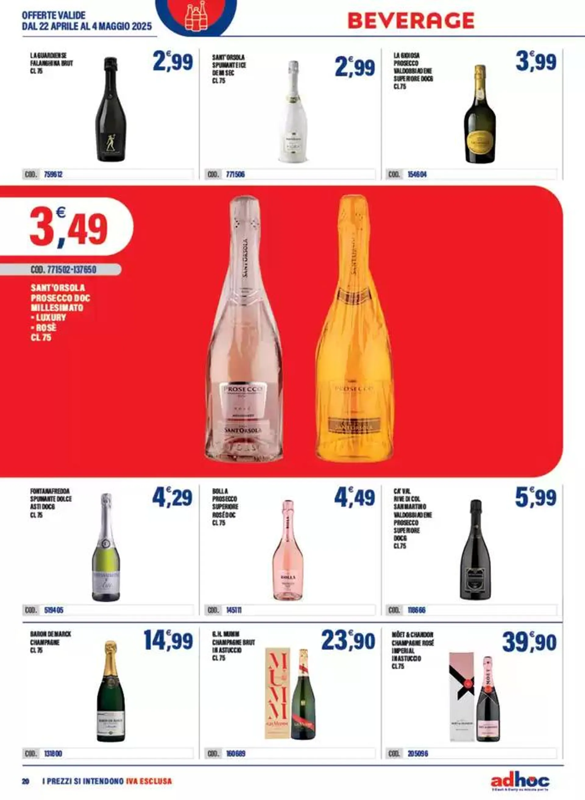 Offerte valide dal 22 aprile al 4 maggio da 22 aprile a 4 maggio di 2025 - Pagina del volantino 20