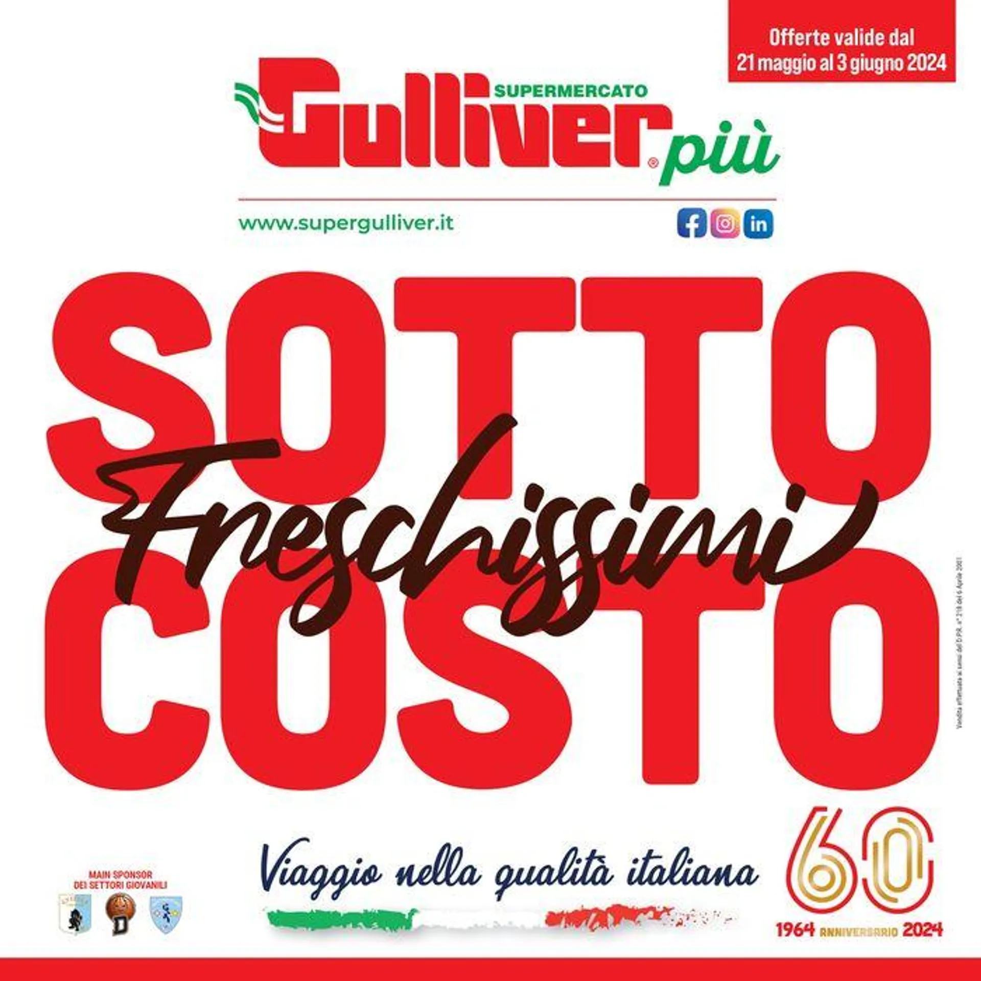 Sottocosto Freschissimi da 21 maggio a 3 giugno di 2024 - Pagina del volantino 1