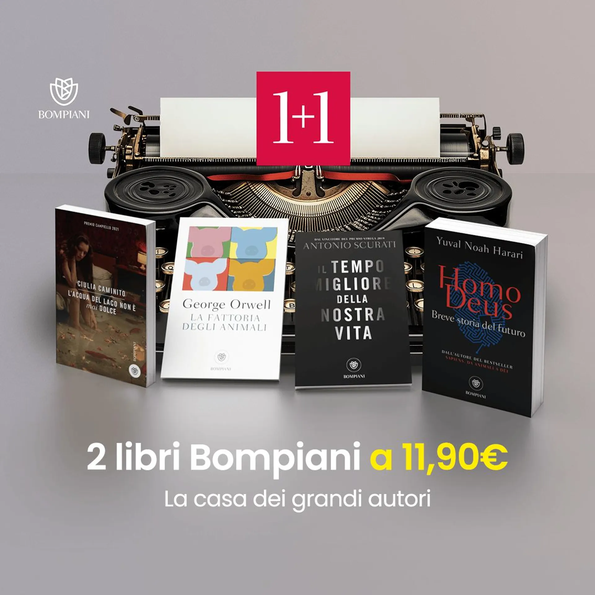 2 libri Bompiani a 11,90€