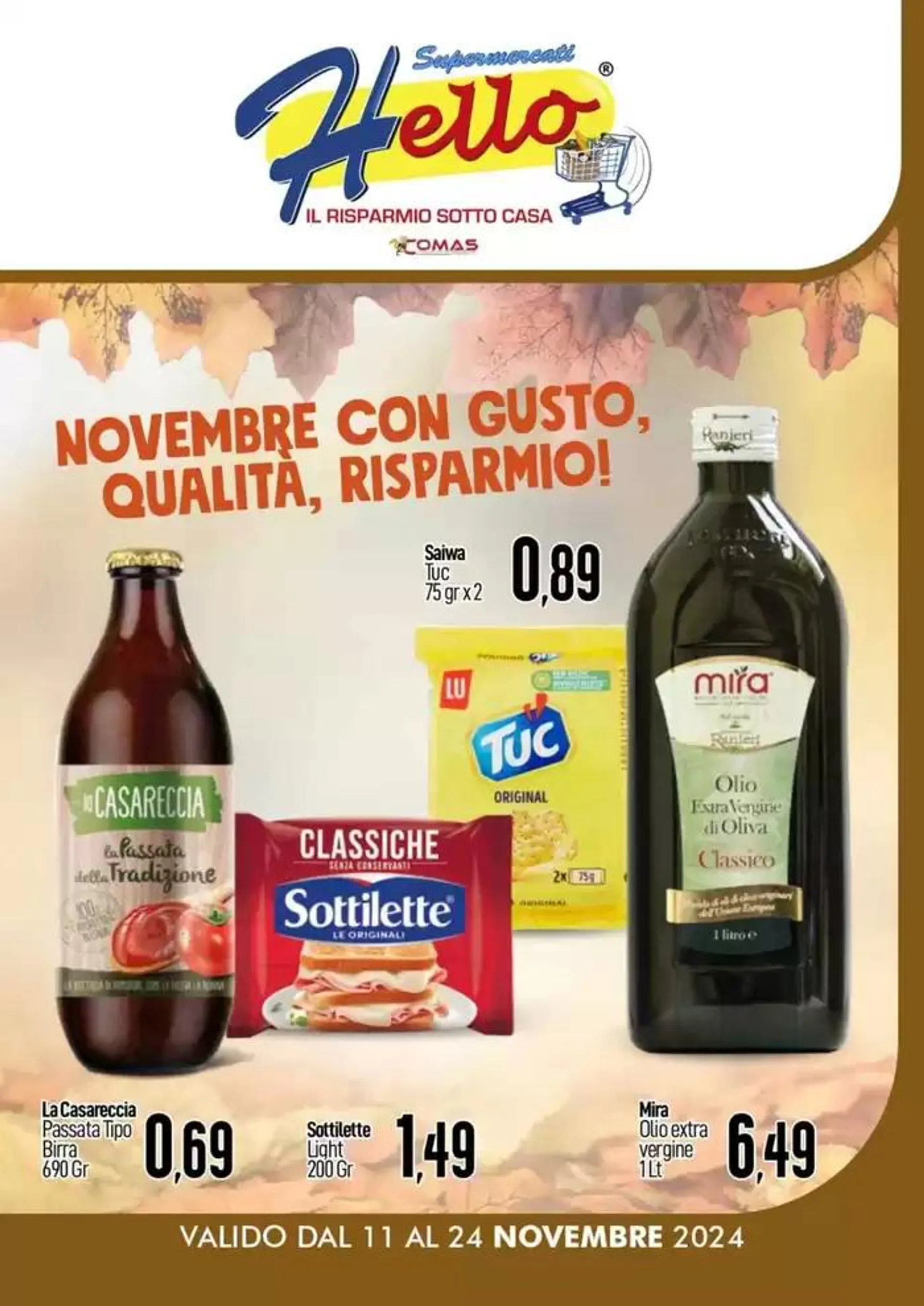 Novembre con gusto, qualita, risparmio! - 1