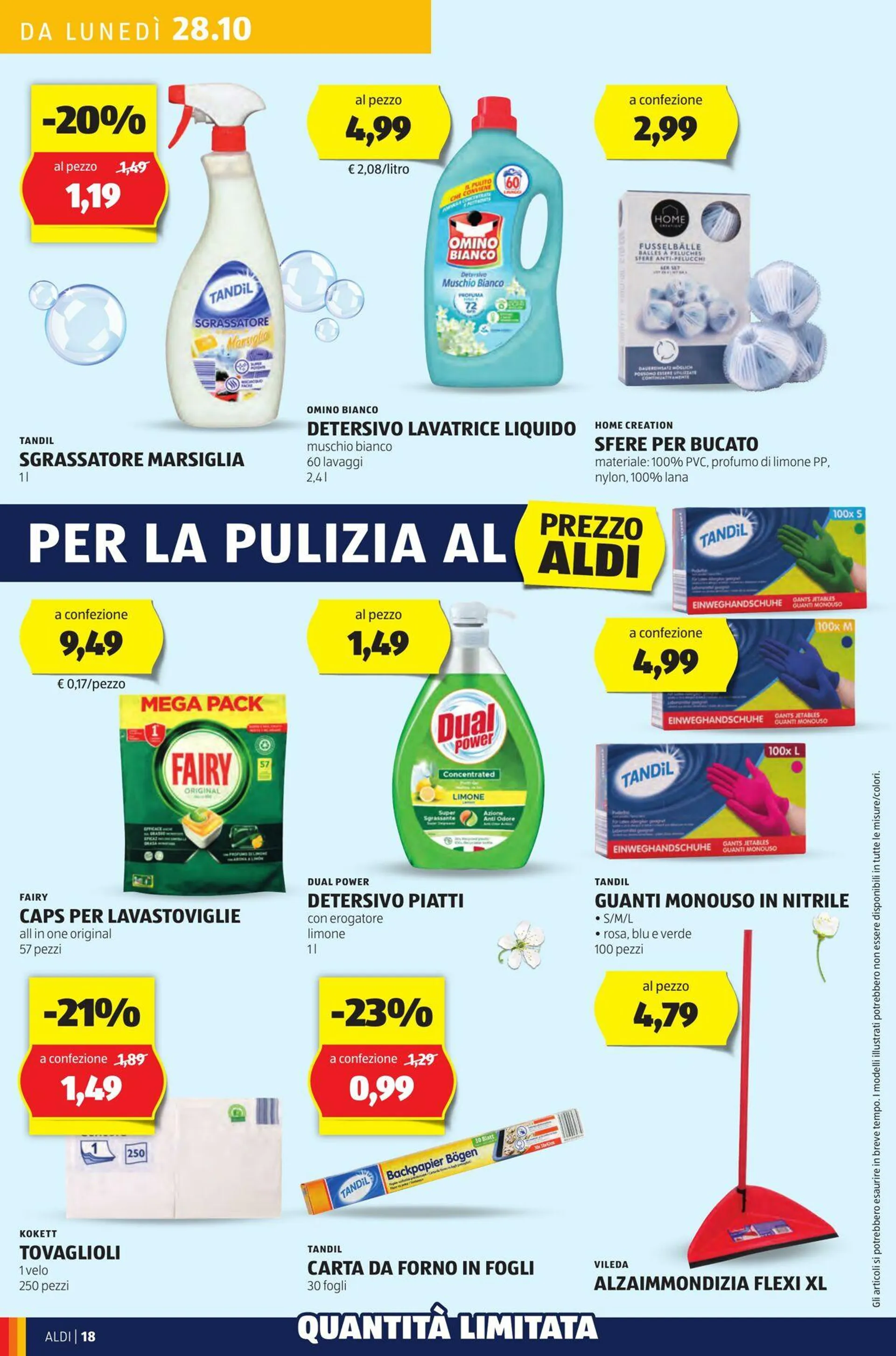 Aldi Volantino attuale da 28 ottobre a 3 novembre di 2024 - Pagina del volantino 18