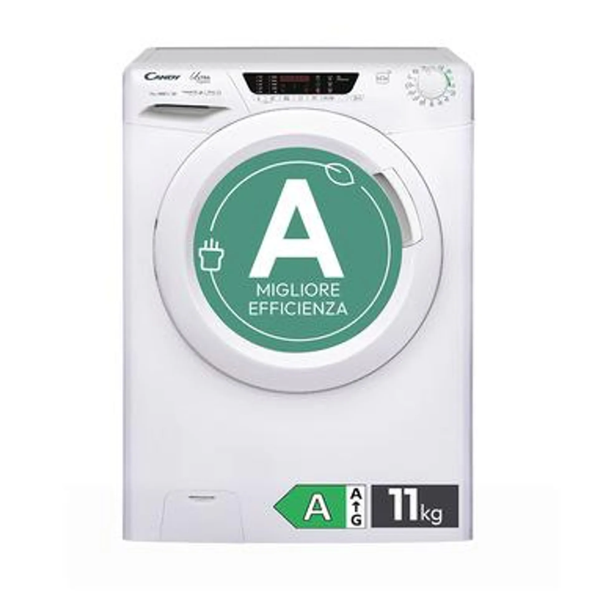 Candy Ultra Hygiene HES14114TWM5/1-S lavatrice Caricamento frontale 11 kg 1400 Giri/min Bianco