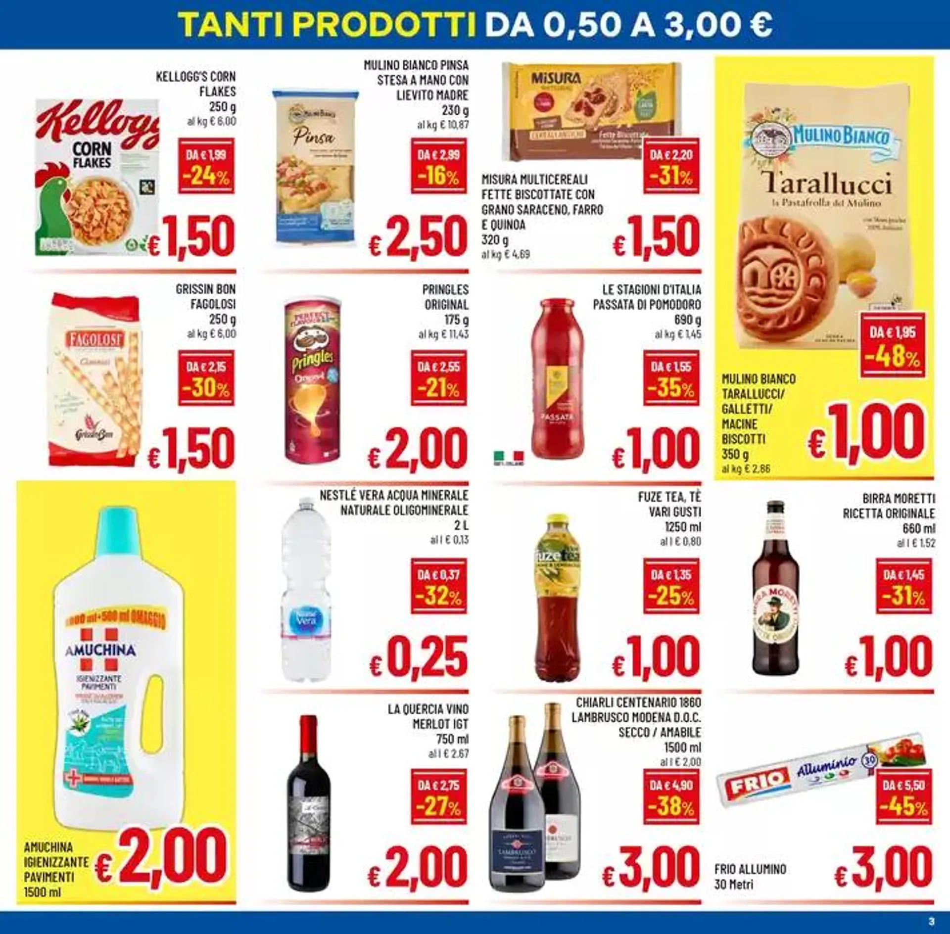 TANTI PRODOTTI DA 0,50 A 3,00€ da 16 ottobre a 29 ottobre di 2024 - Pagina del volantino 3