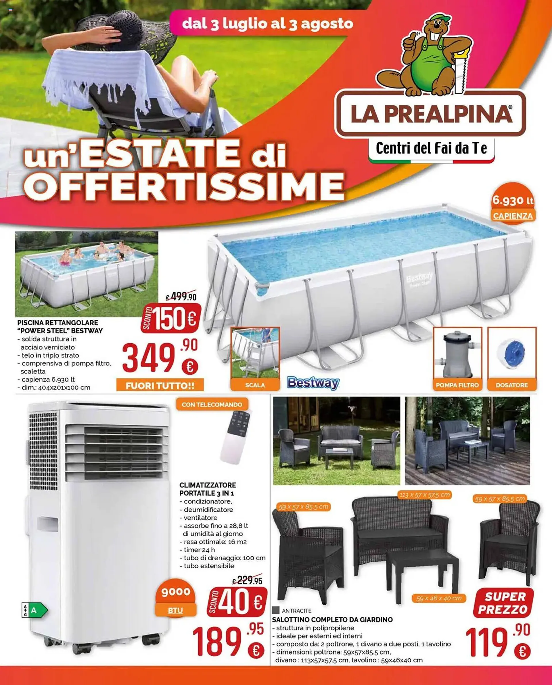 Volantino La Prealpina da 3 luglio a 3 agosto di 2025 - Pagina del volantino 1