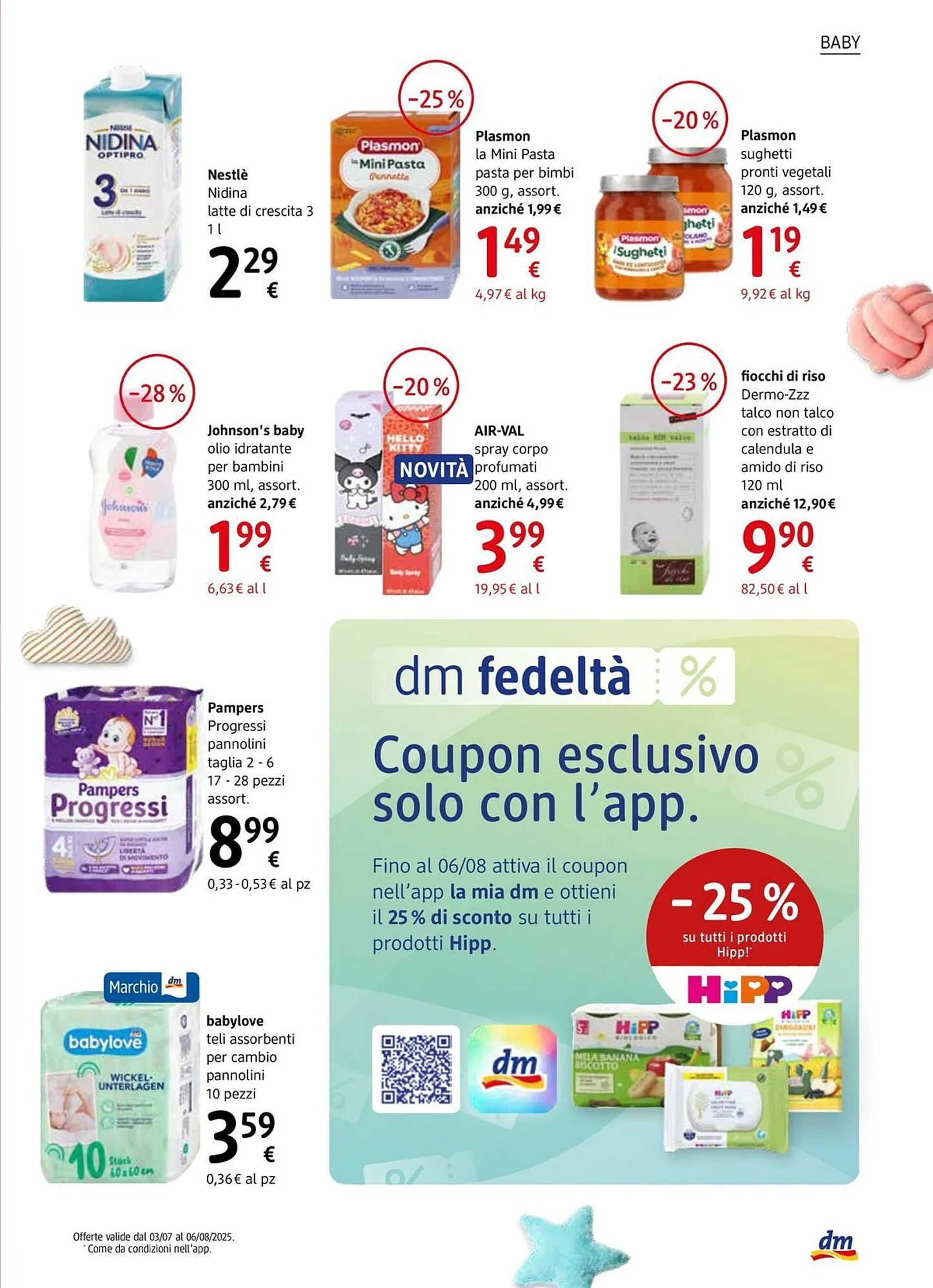 Volantino dm drogerie markt da 3 luglio a 6 agosto di 2025 - Pagina del volantino 11