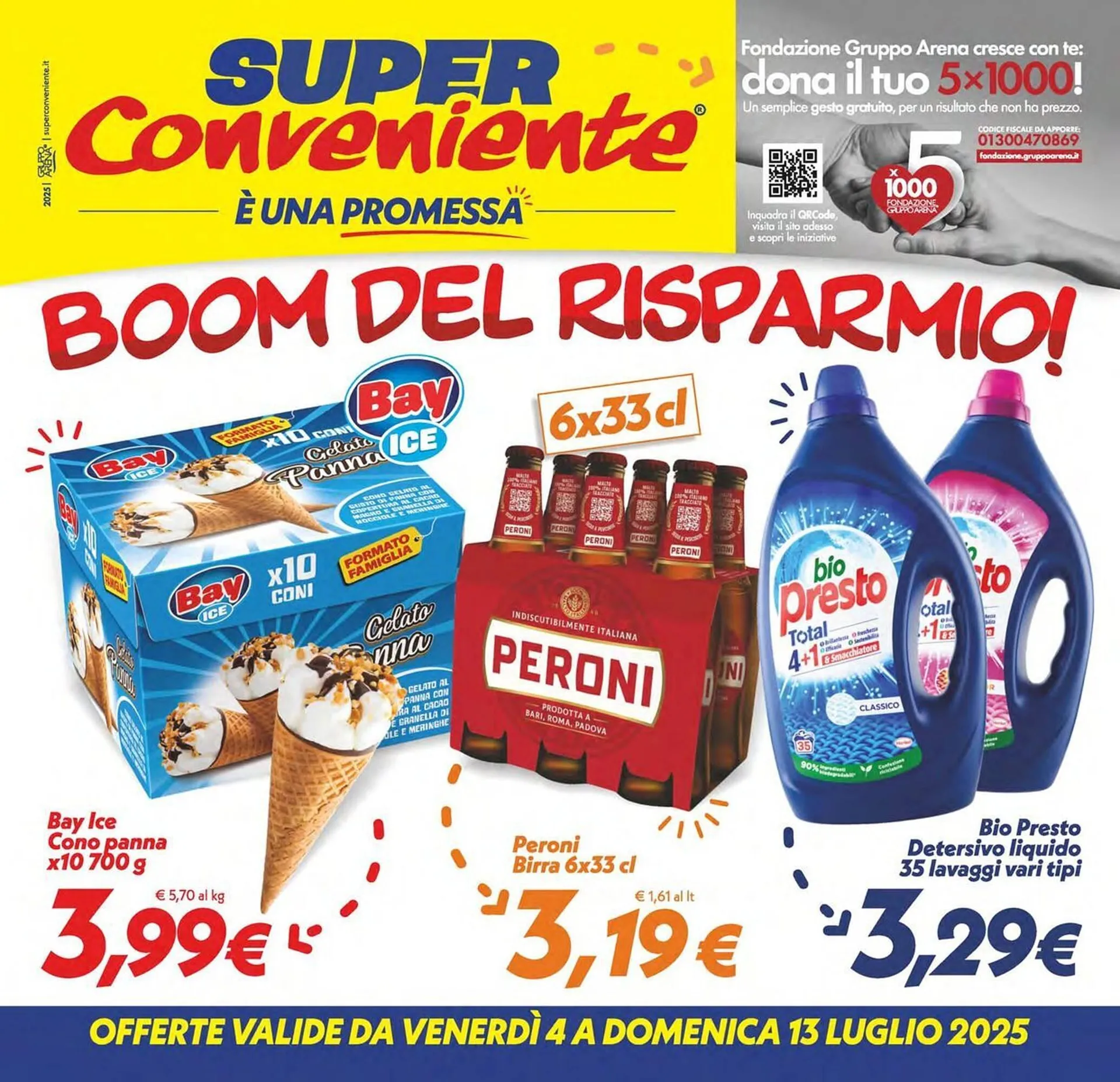 Volantino Iper Super Conveniente da 4 luglio a 13 luglio di 2025 - Pagina del volantino 1